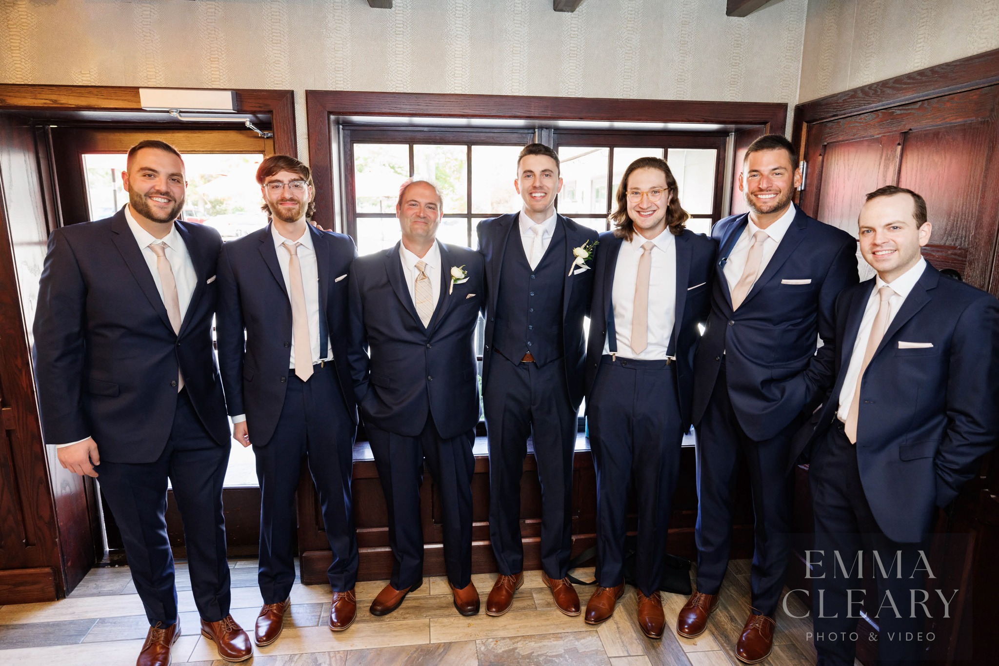 Groom and groomsmen