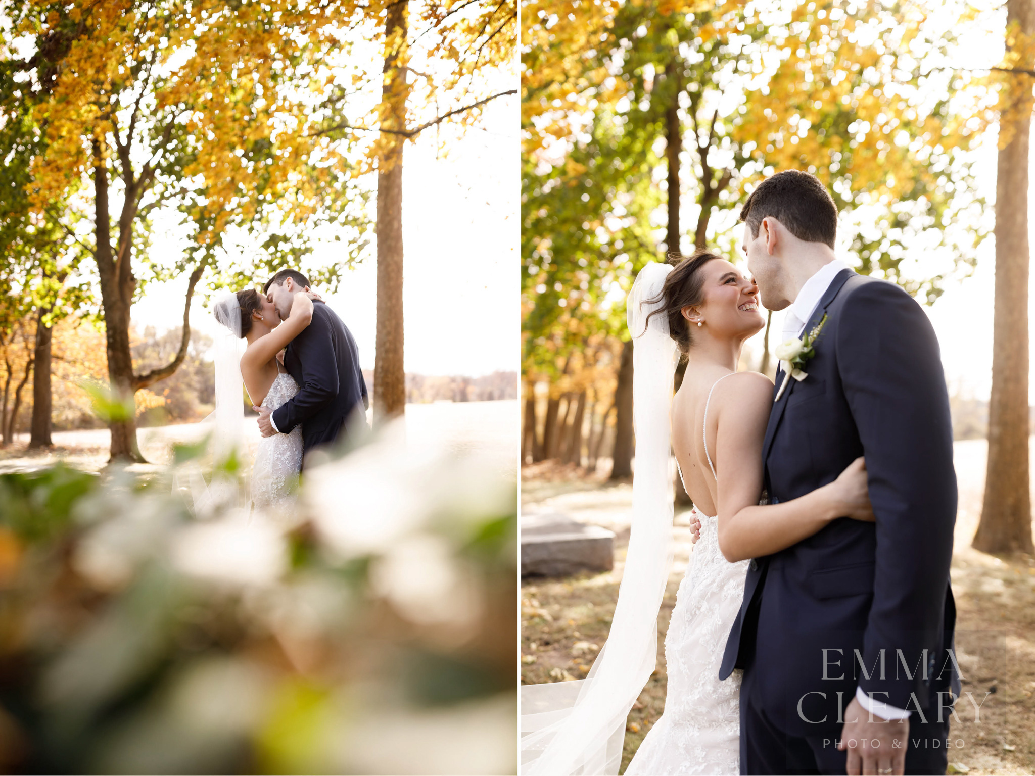 Wedding photo of the couple