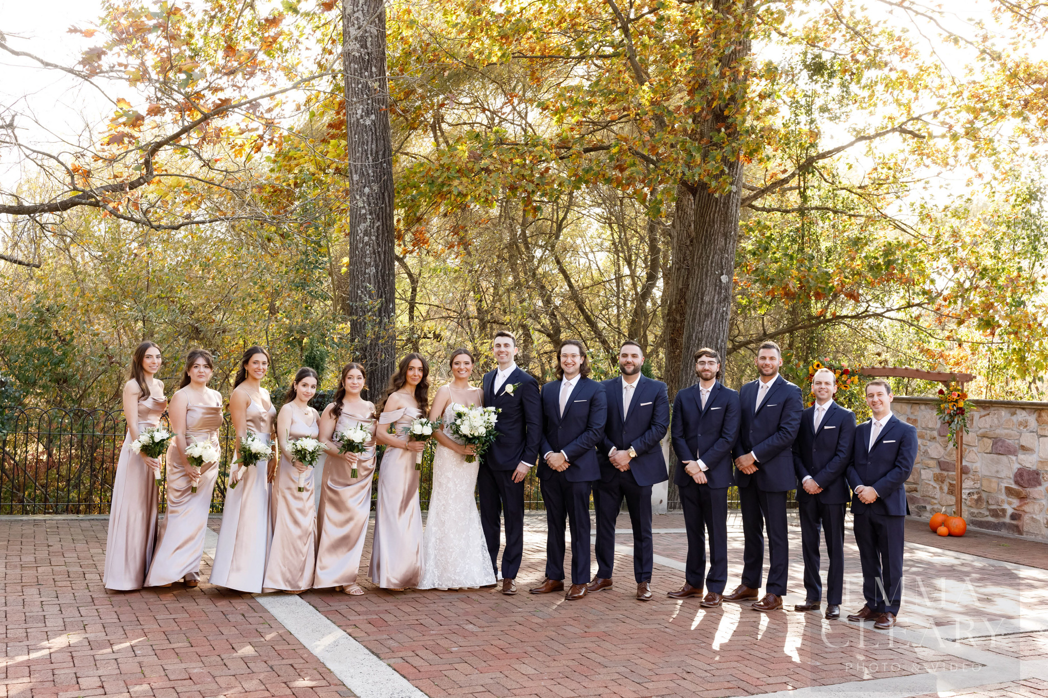 Group wedding portrait