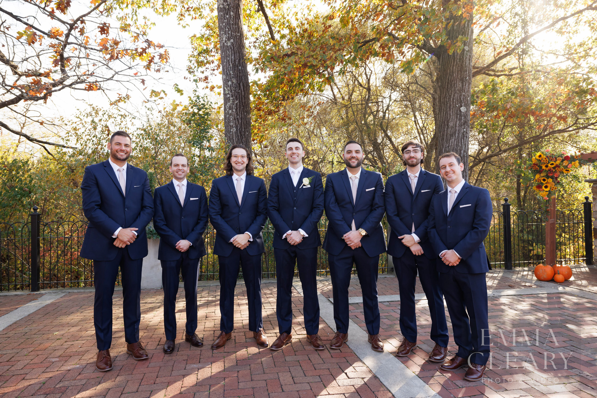 Groom and groomsmen