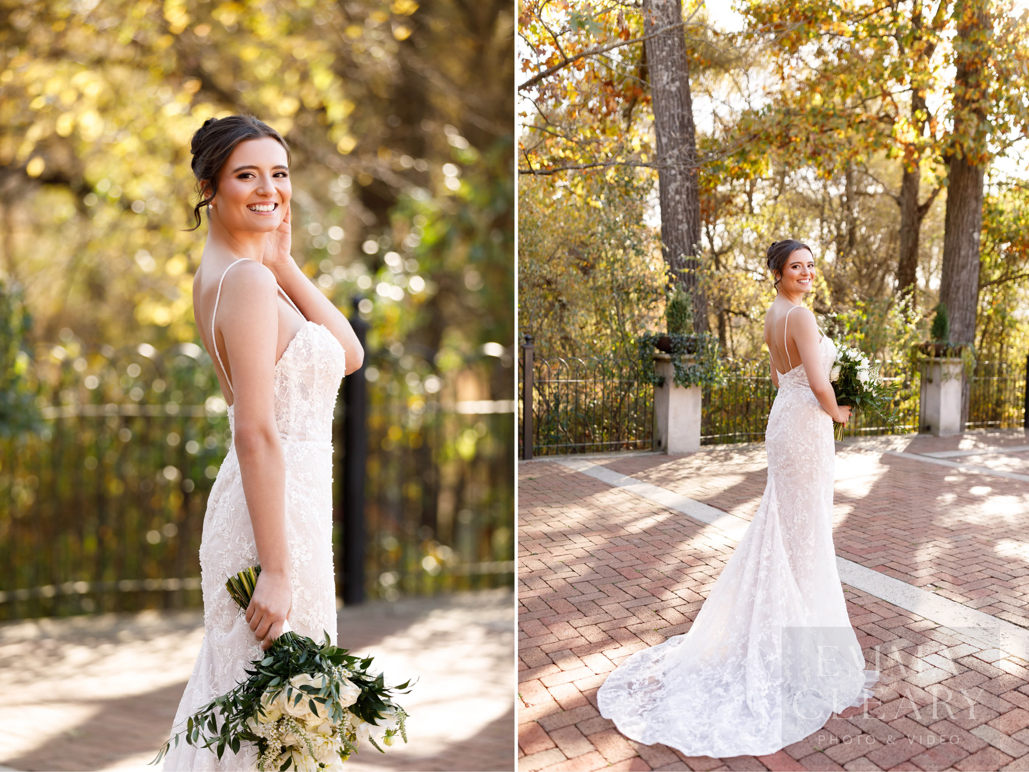 Portrait of the bride outdoors