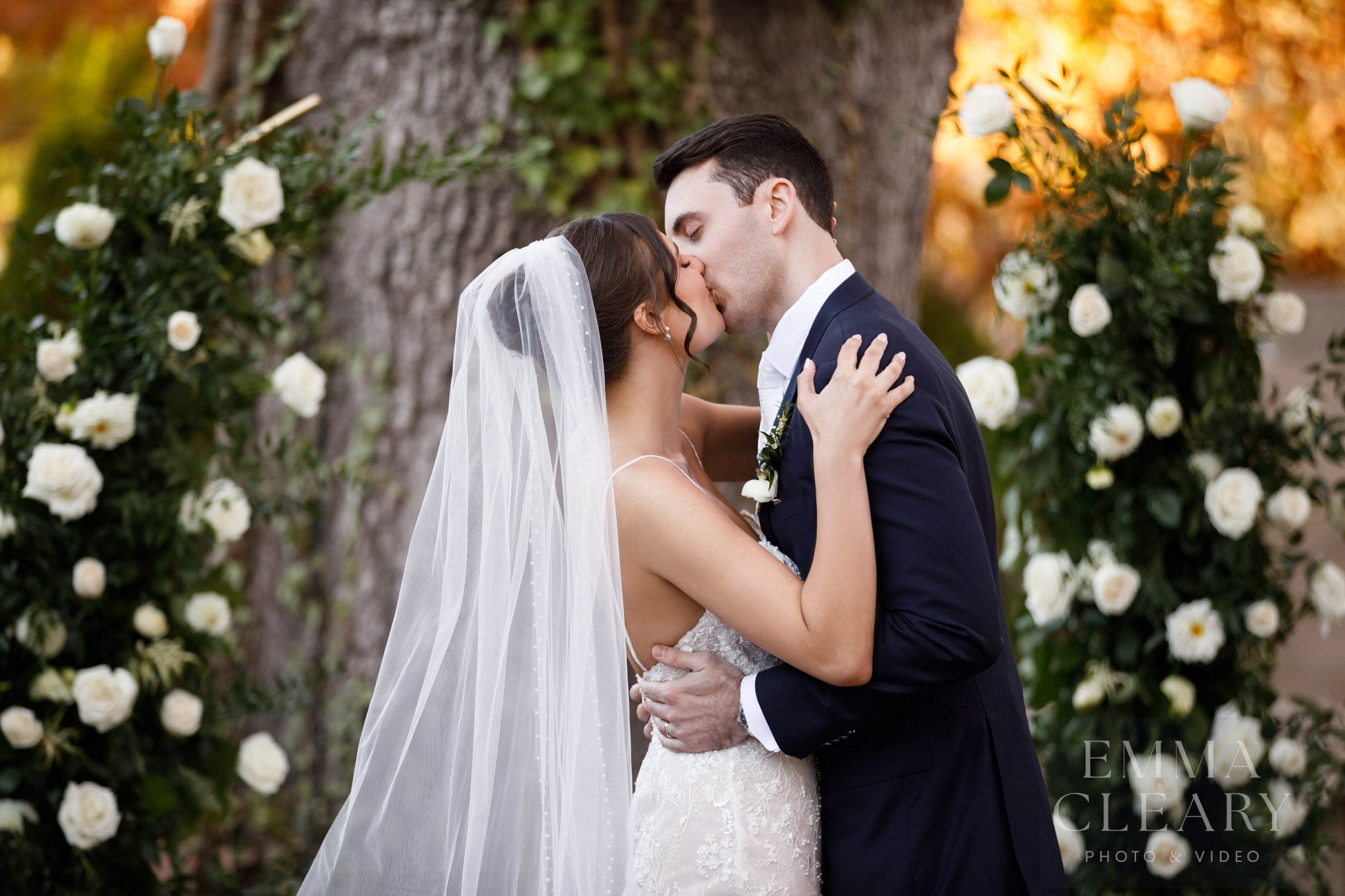 Wedding kiss