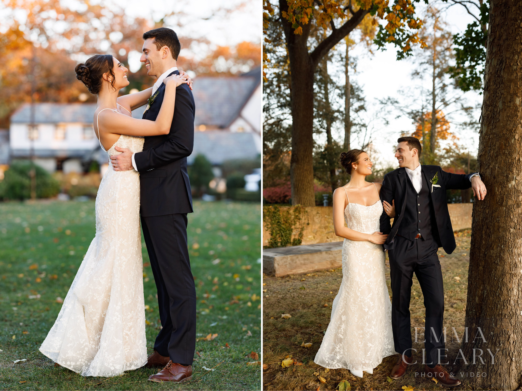 Wedding photo of the couple