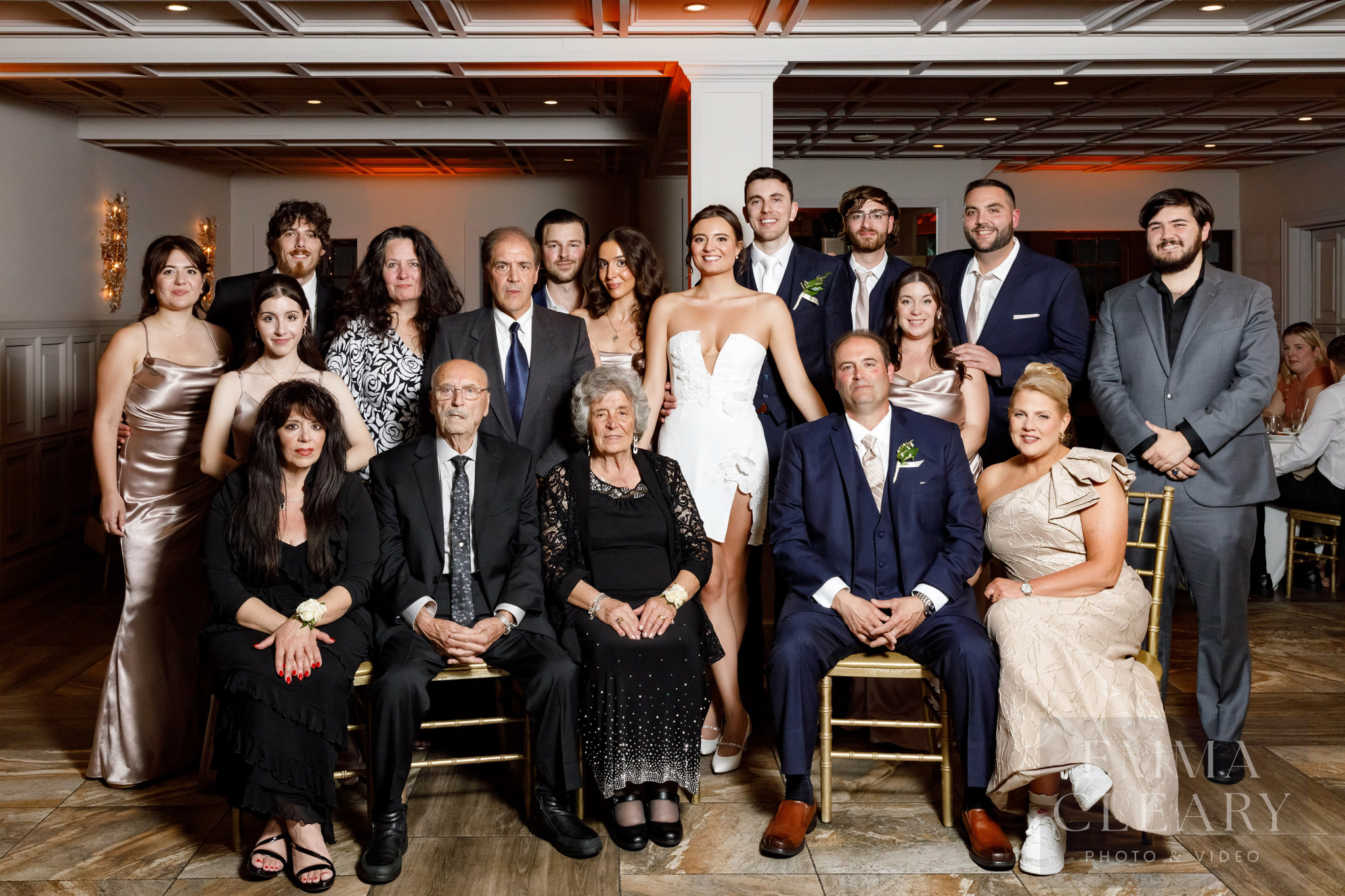 Group wedding portrait