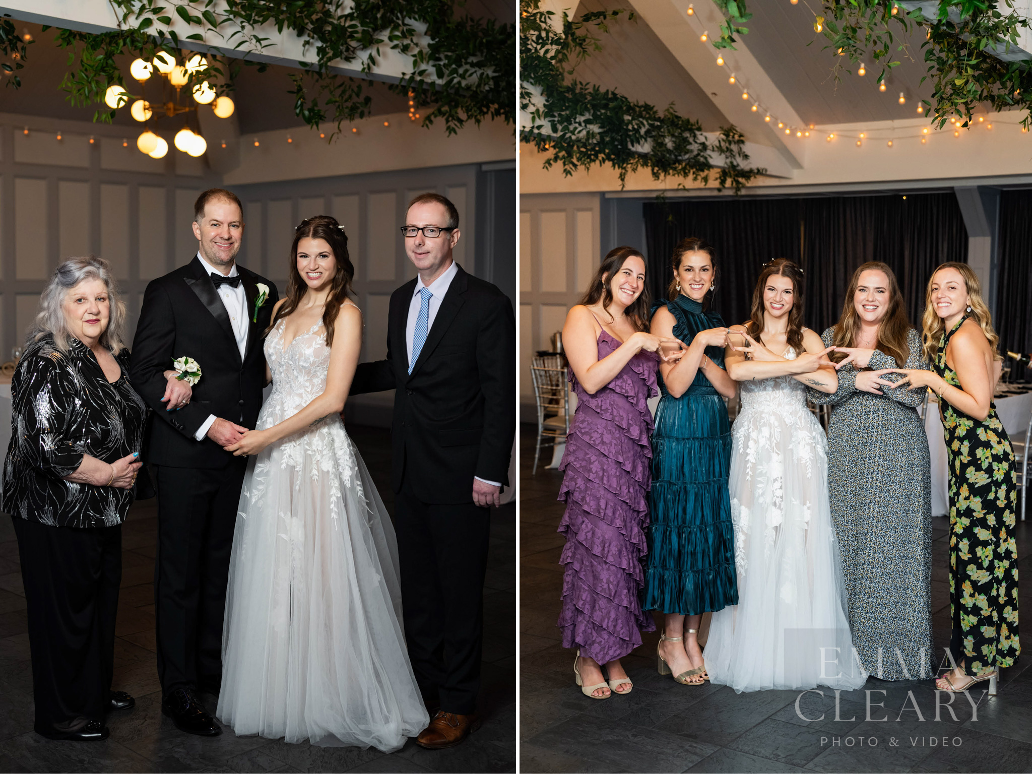 Group wedding portrait