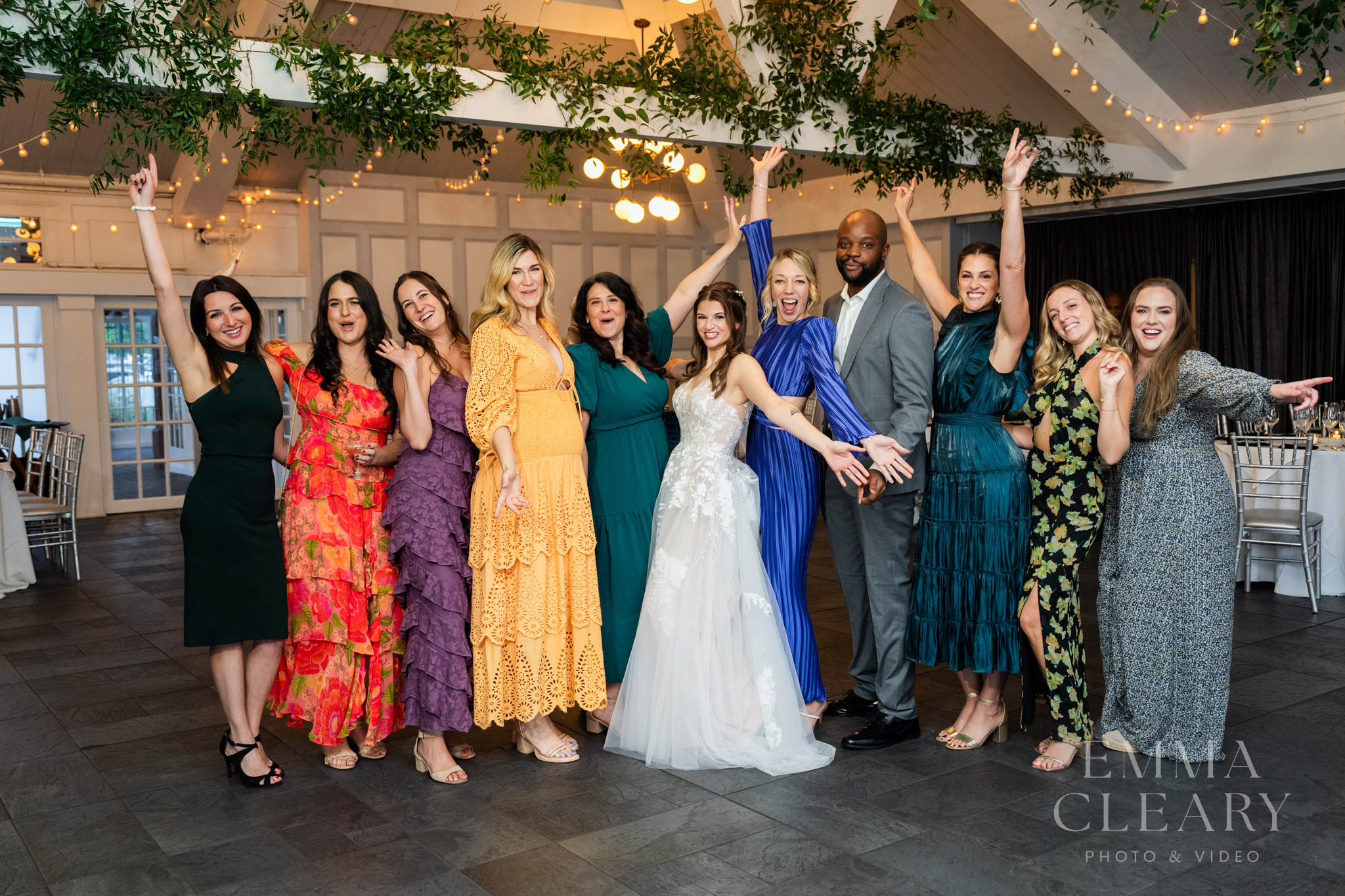 Group wedding portrait