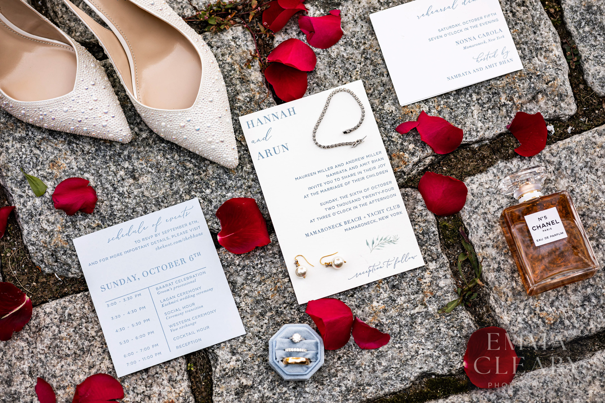 Wedding details photo