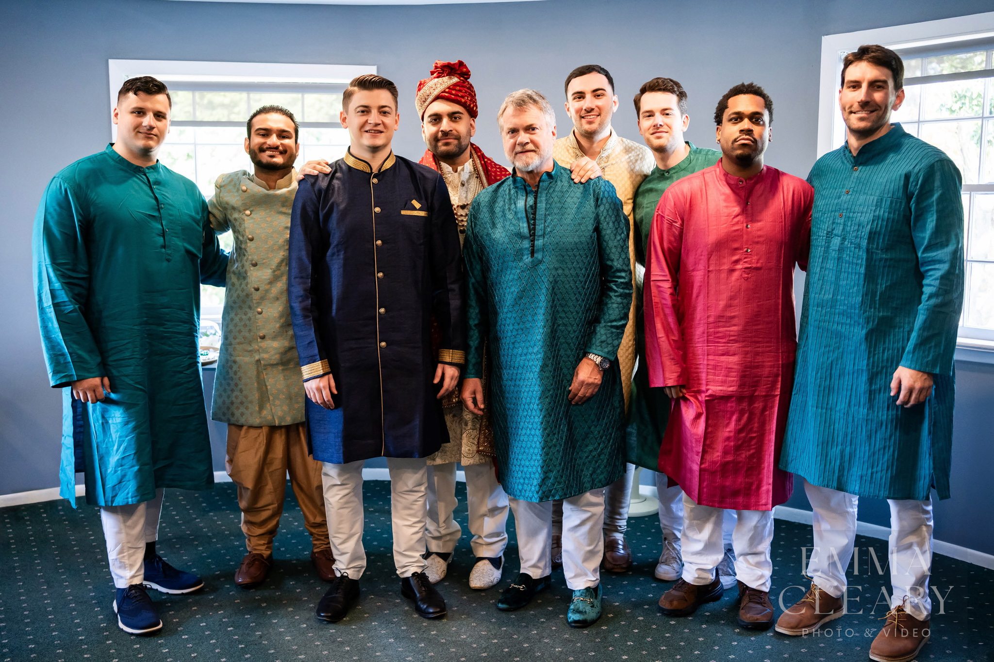 Groom and groomsmen