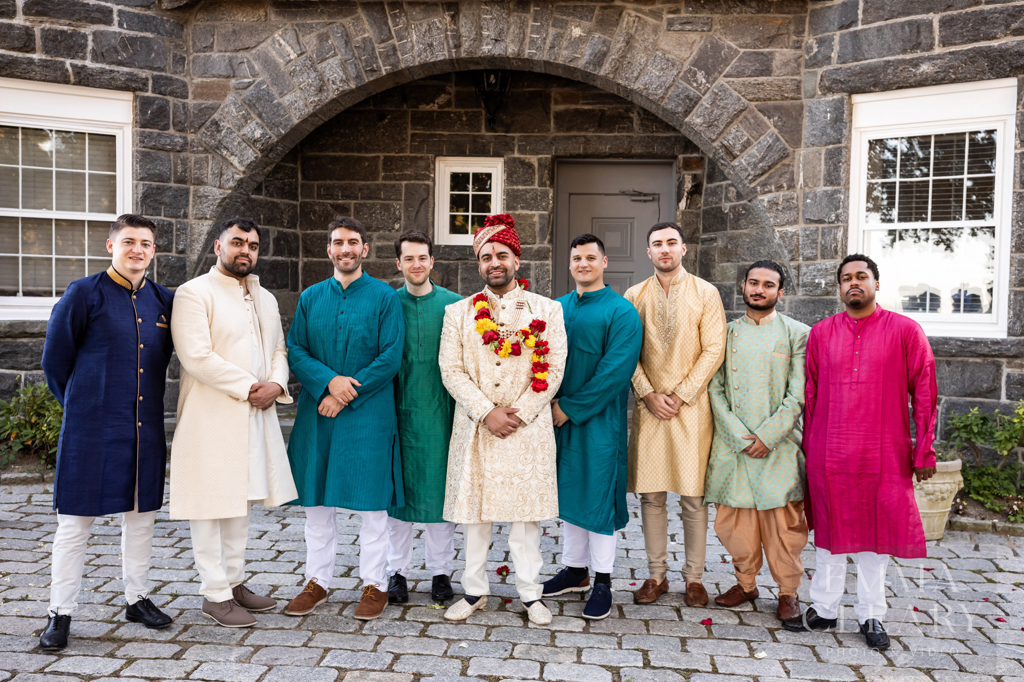Groom and groomsmen