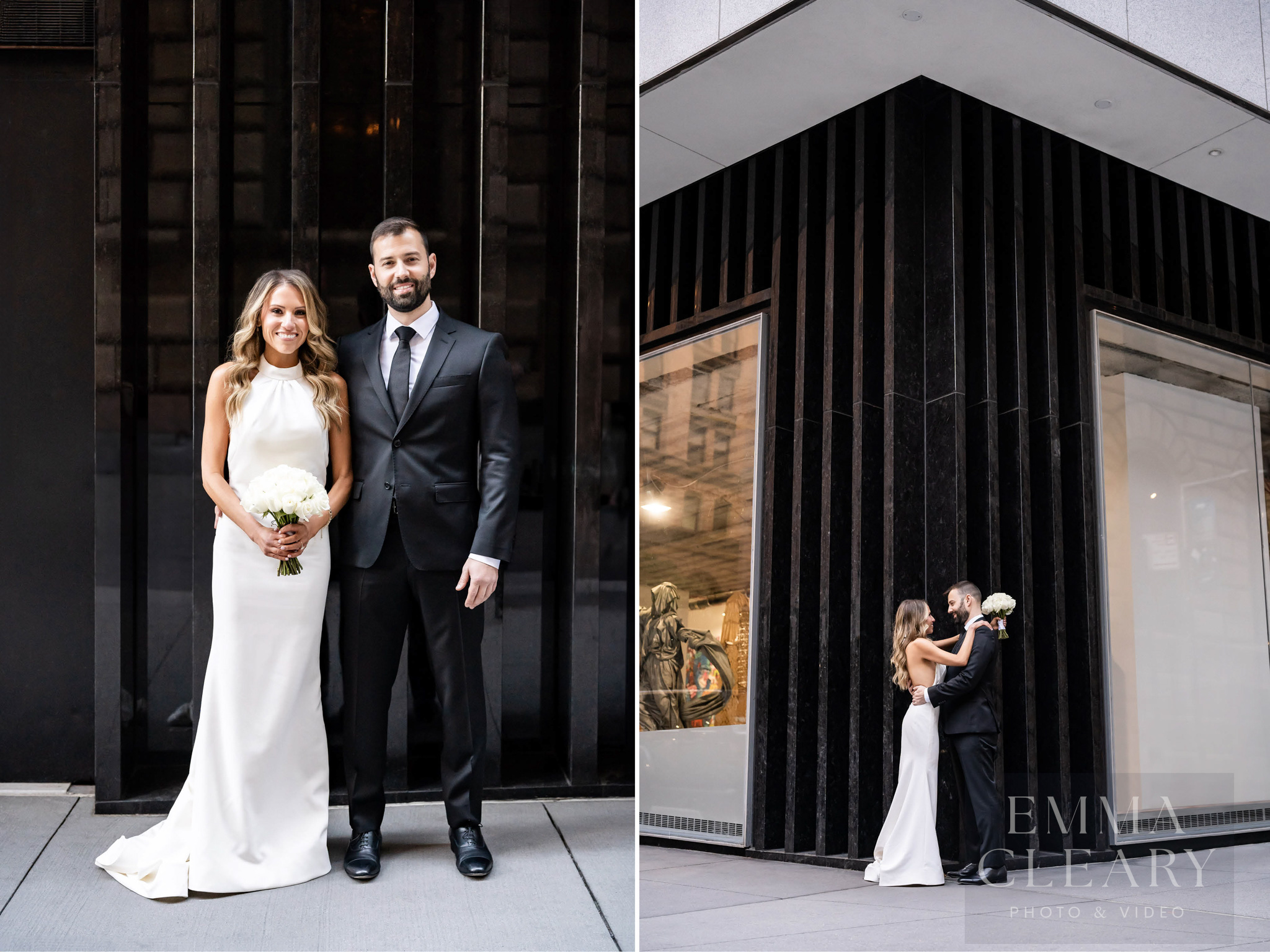 Couple's wedding photo