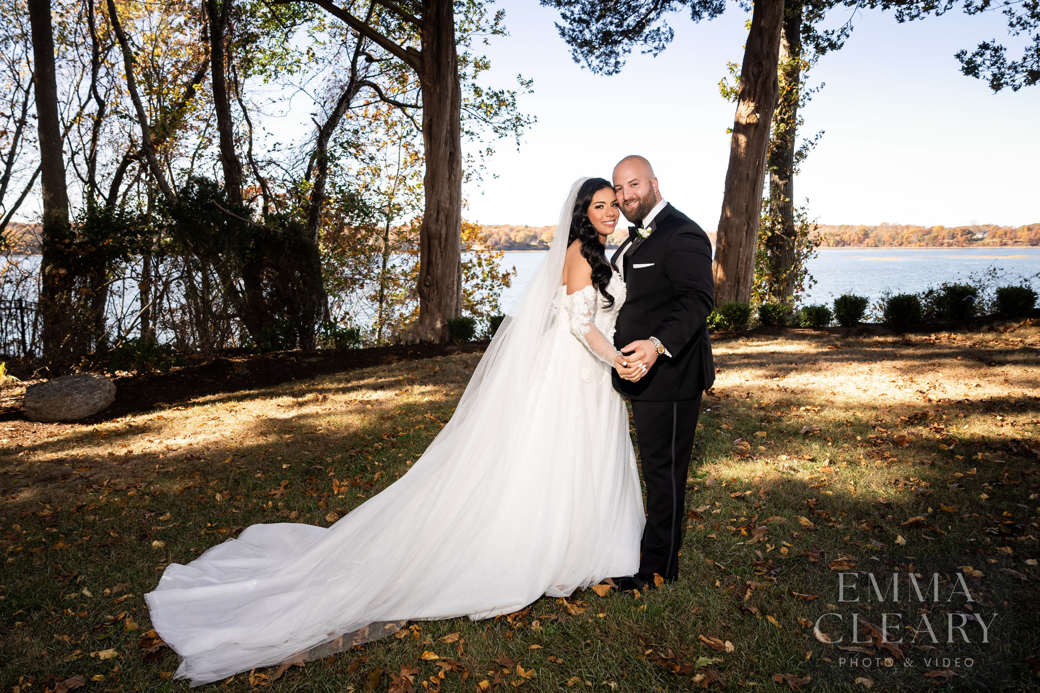 Couple's wedding photo