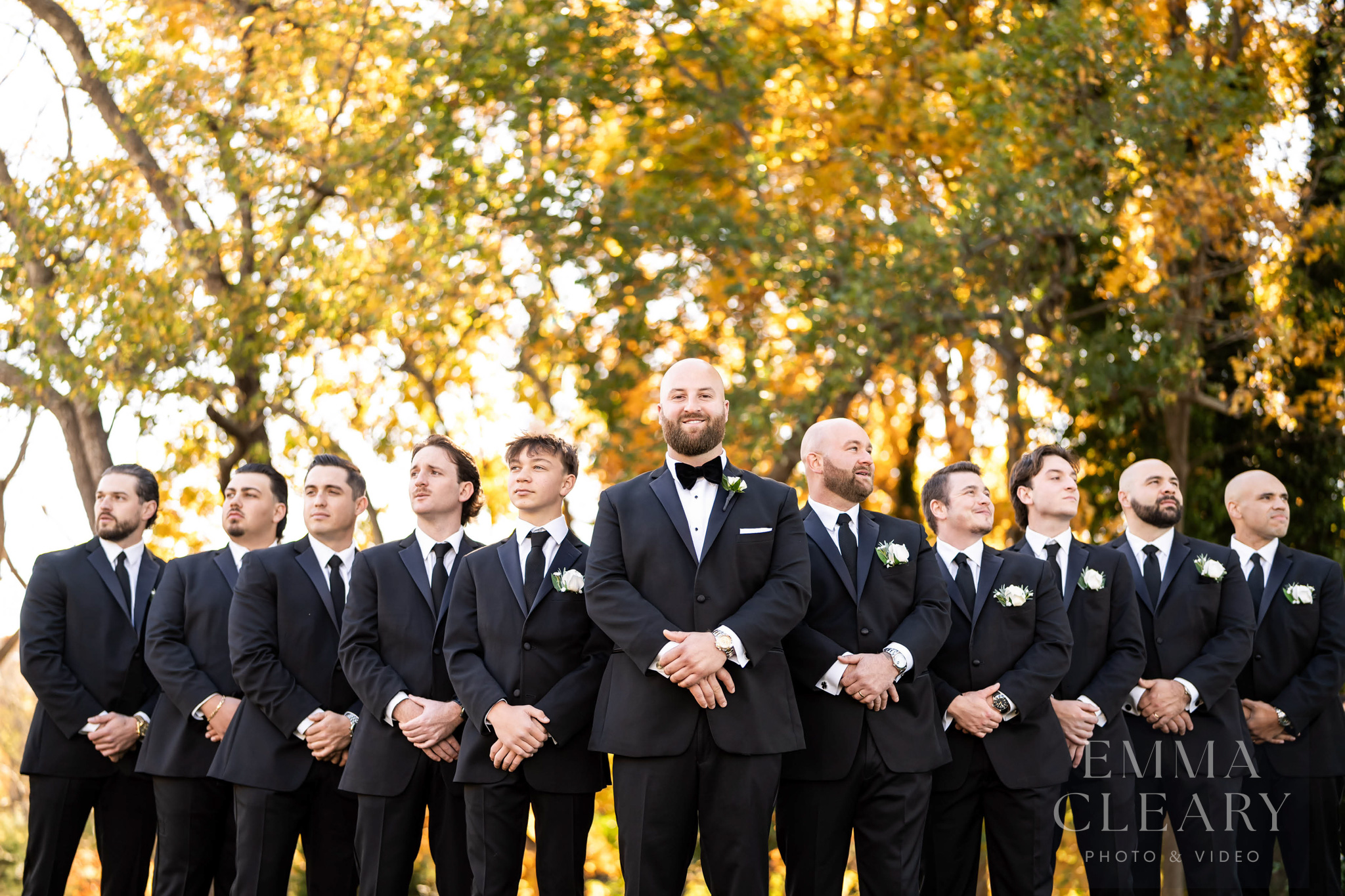 Groom and groomsmen