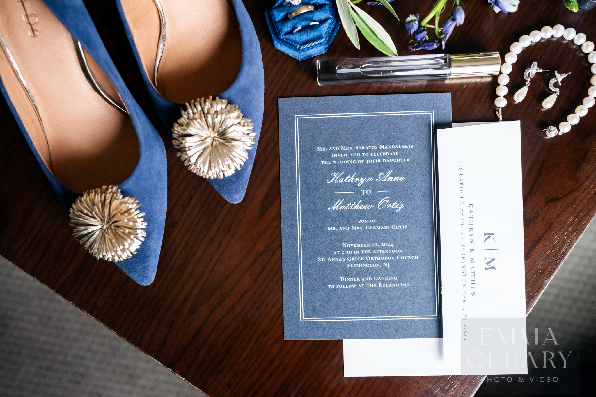 Wedding details photo