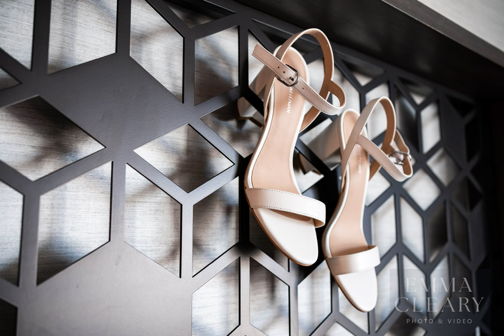 The bride's shoes