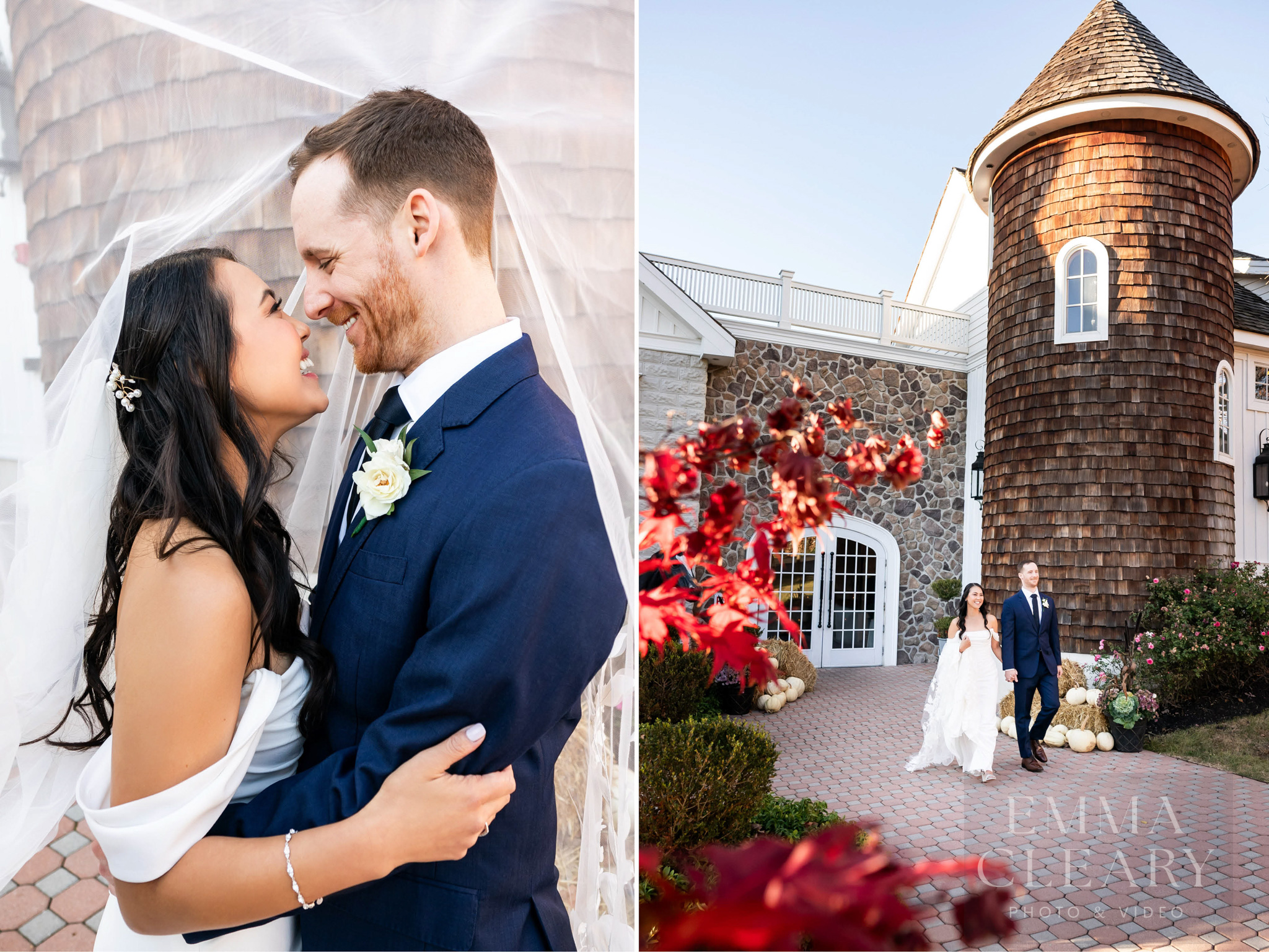 Couple's wedding photo
