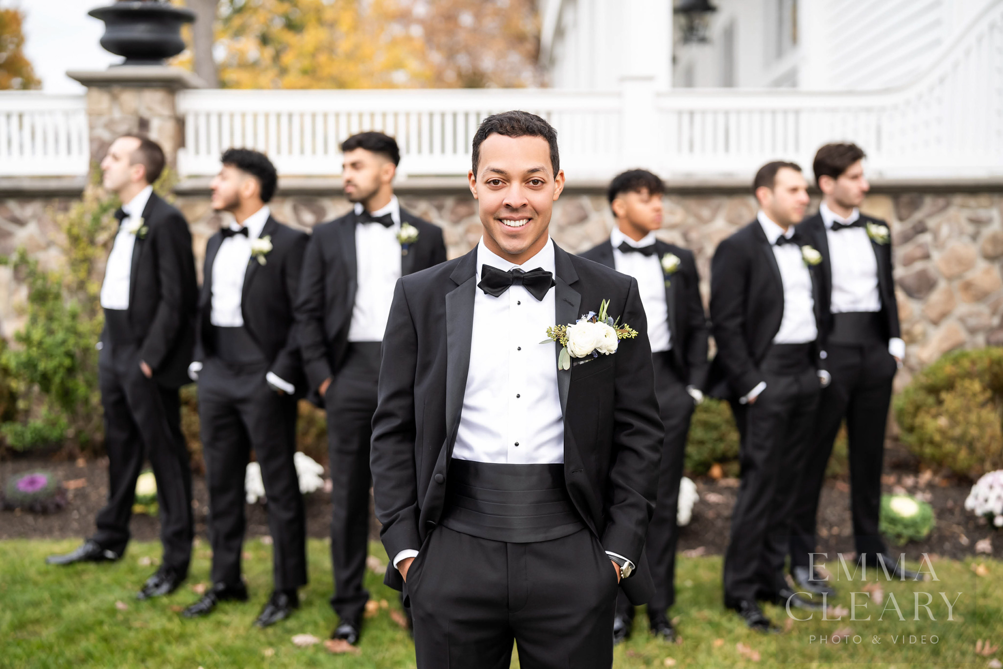 Groom and groomsmen