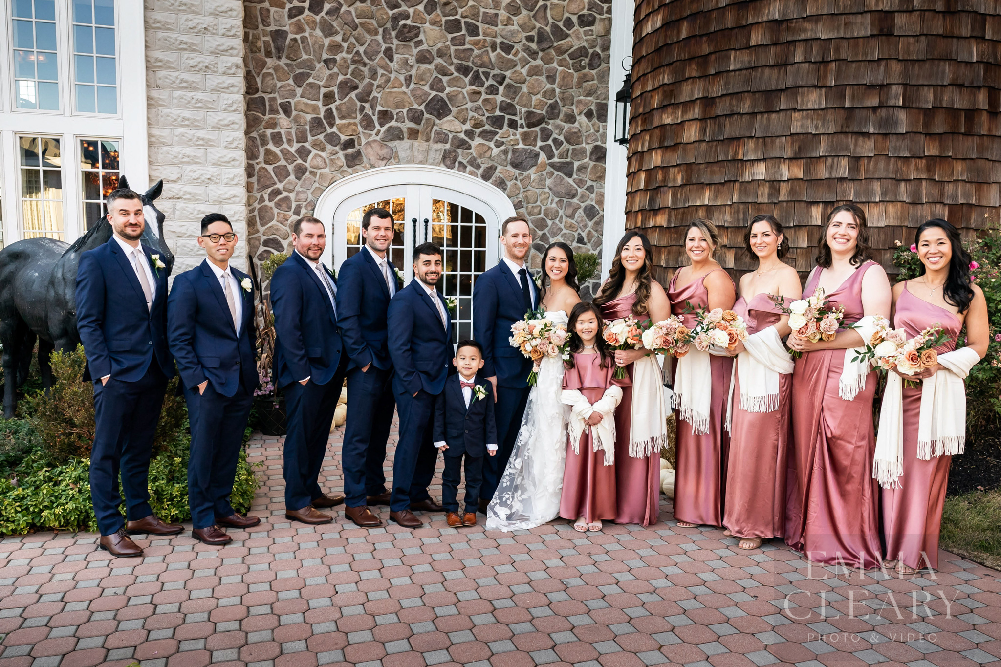 Group wedding portrait
