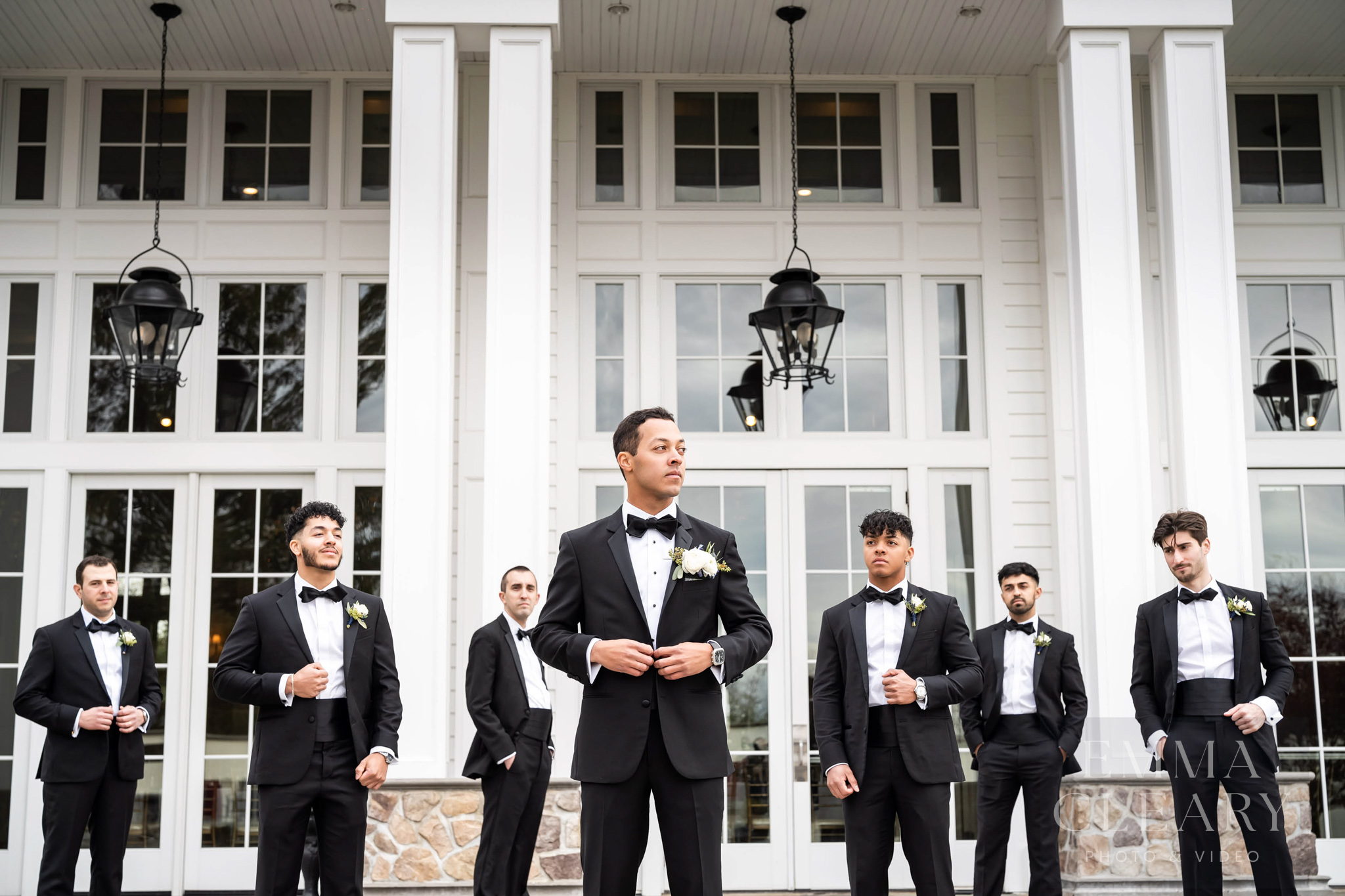 Groom and groomsmen
