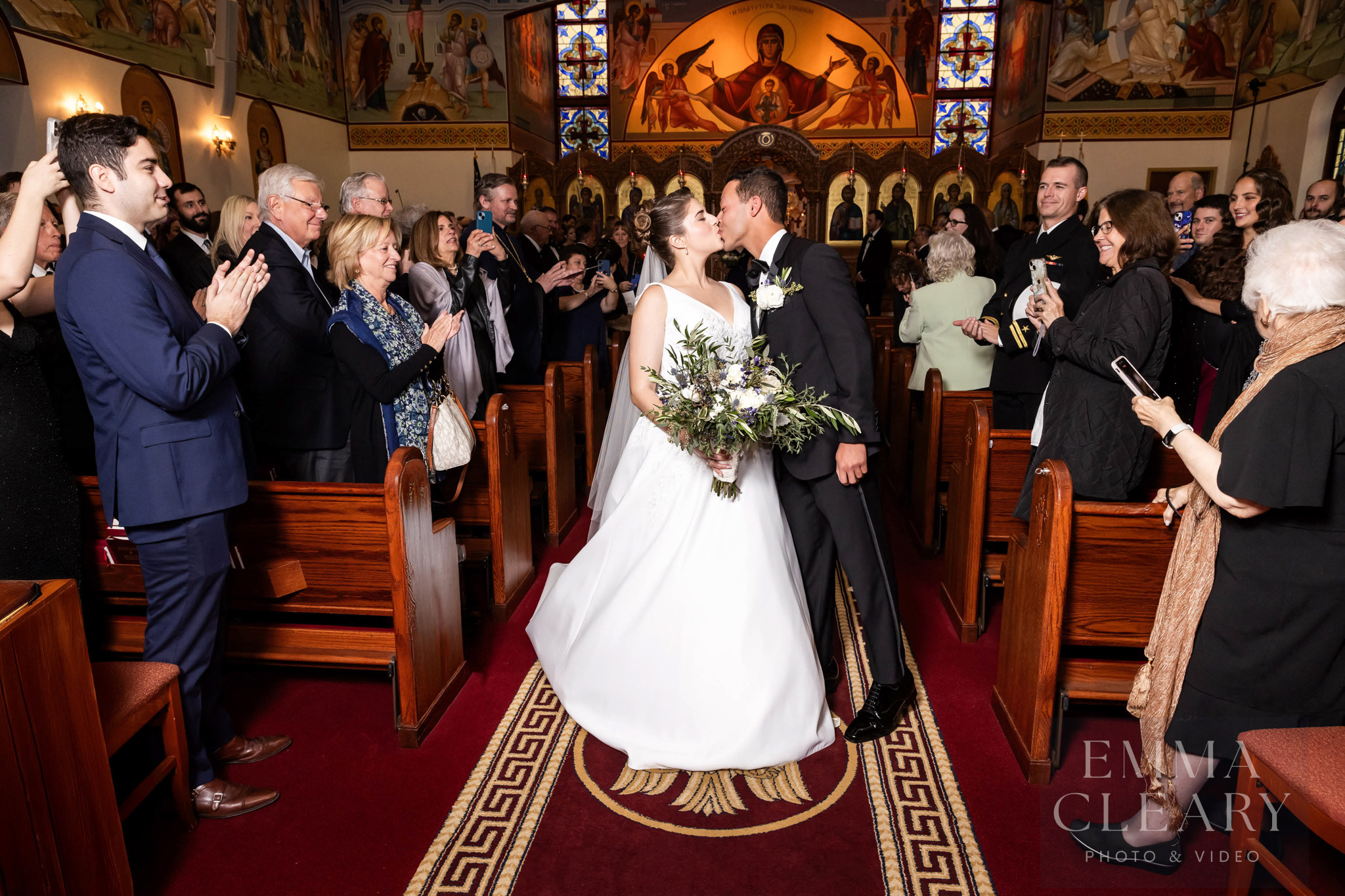 Wedding kiss