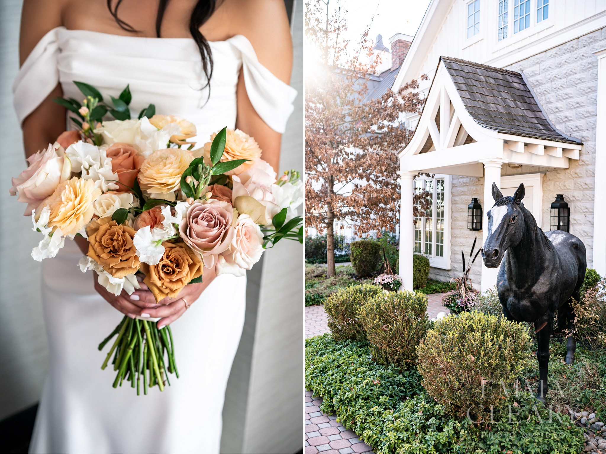 The bride's bouquet