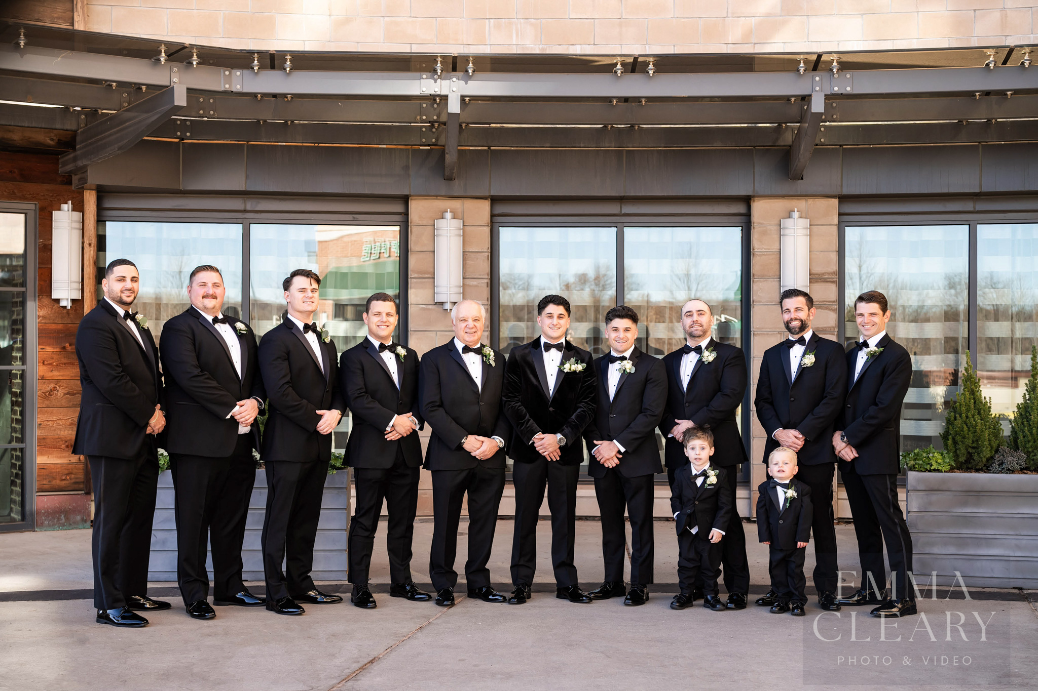 Groom and groomsmen