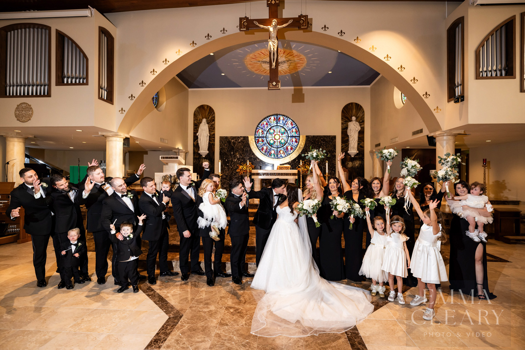 Group wedding portrait