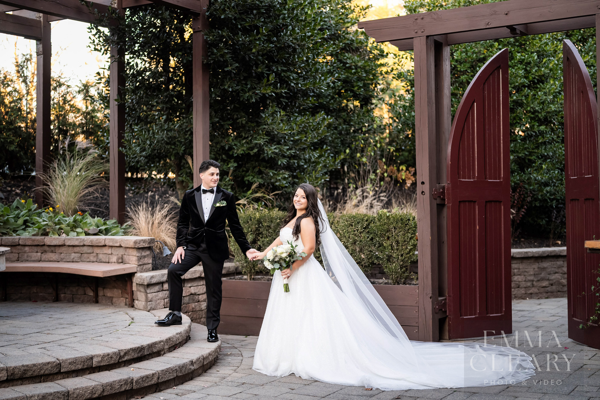 Wedding photo of the couple