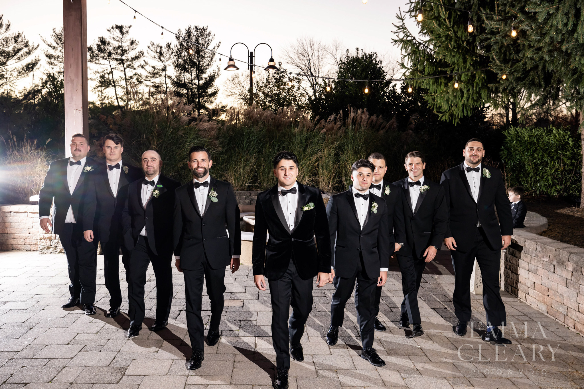 Groom and groomsmen