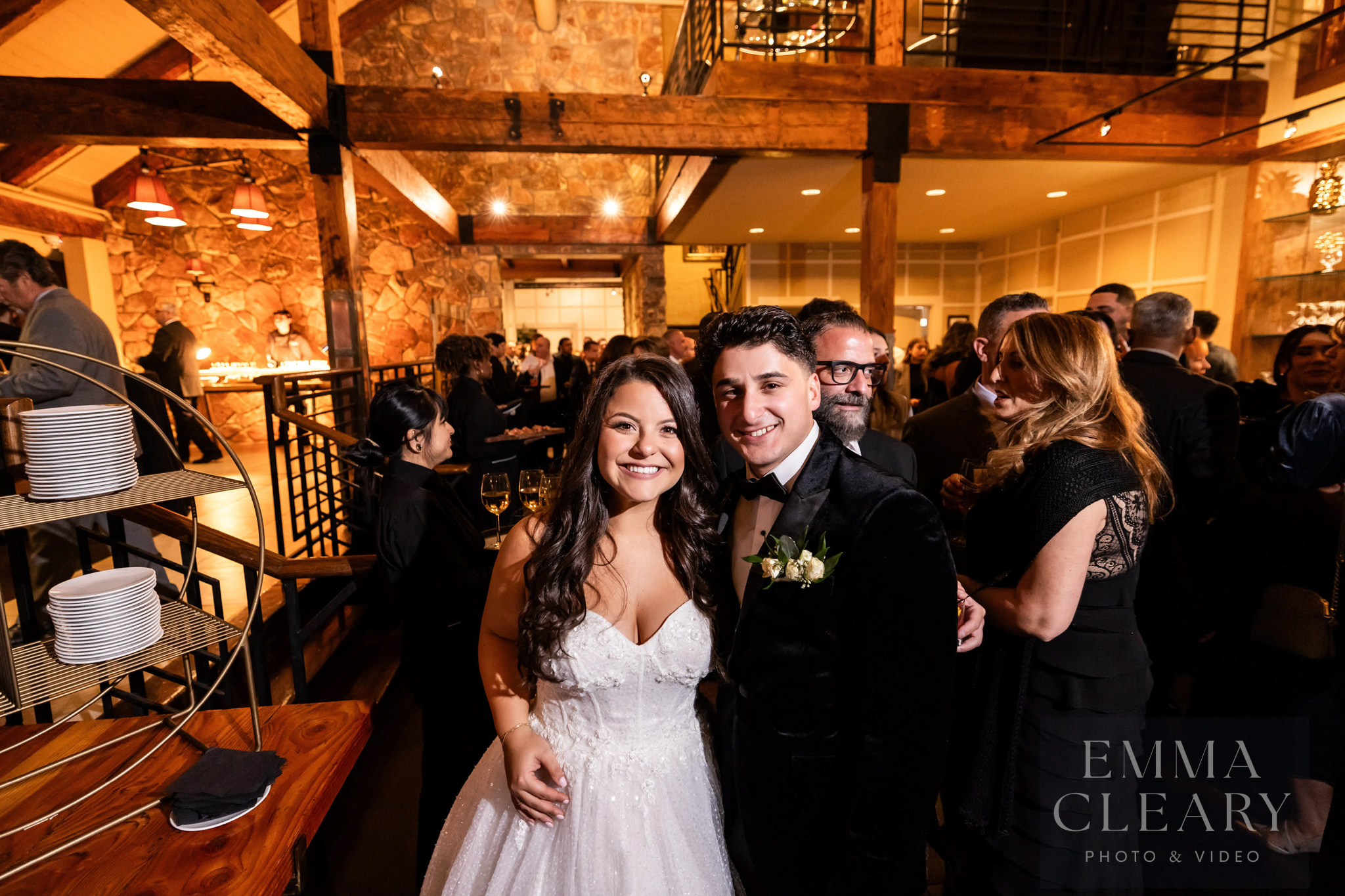 Stone House at Stirling Ridge Wedding couple