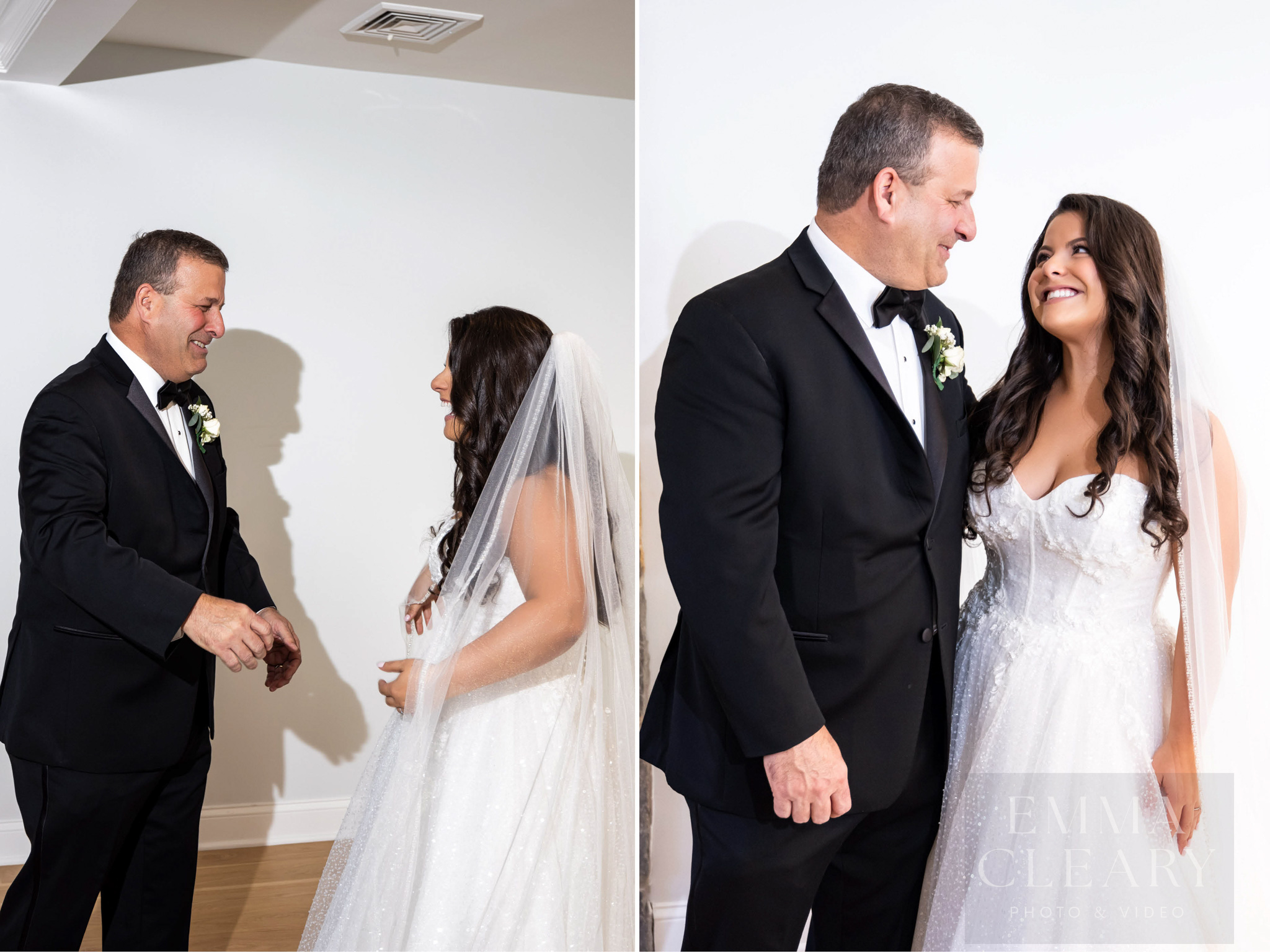 The bride and the father