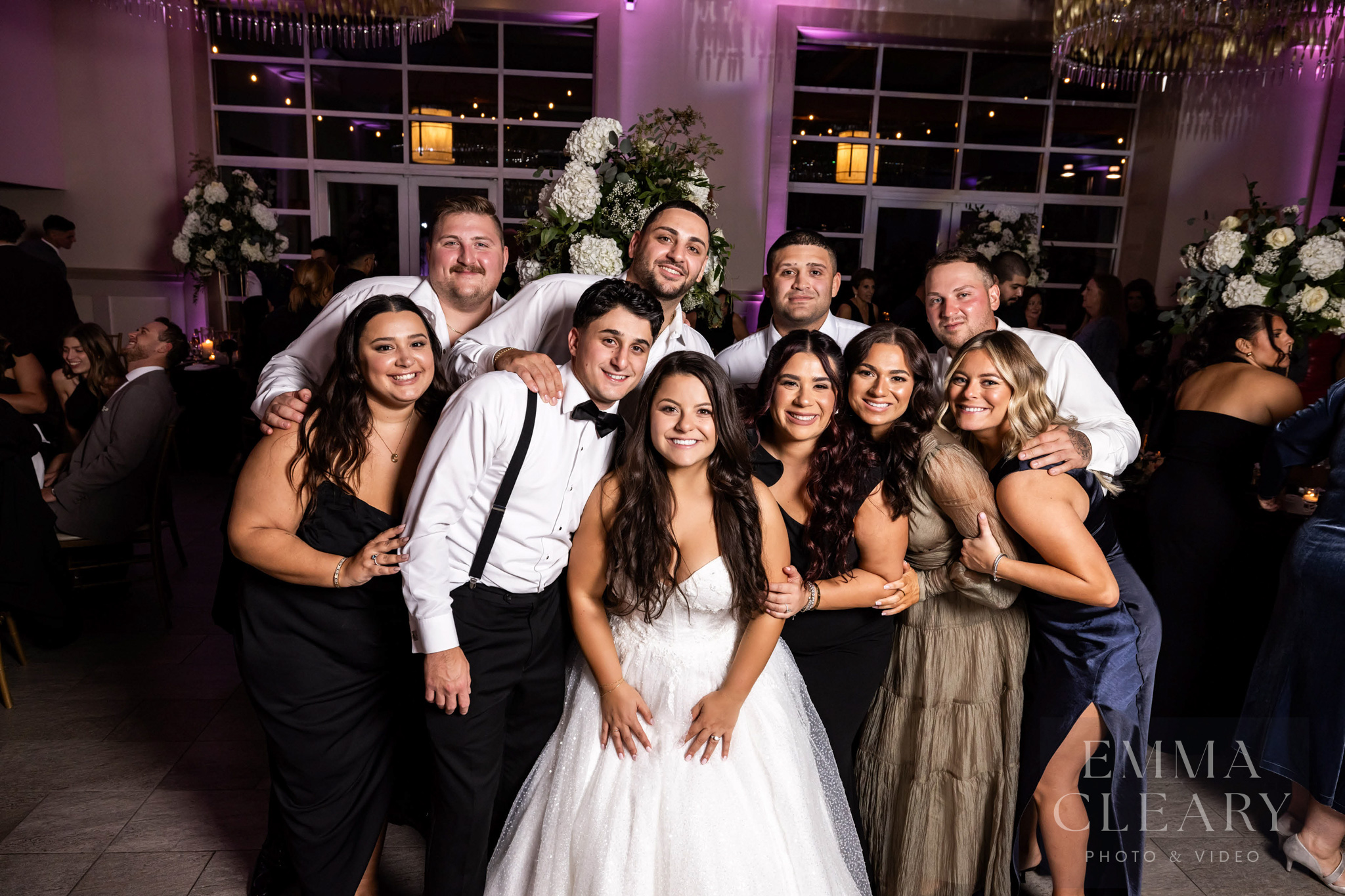Group wedding portrait
