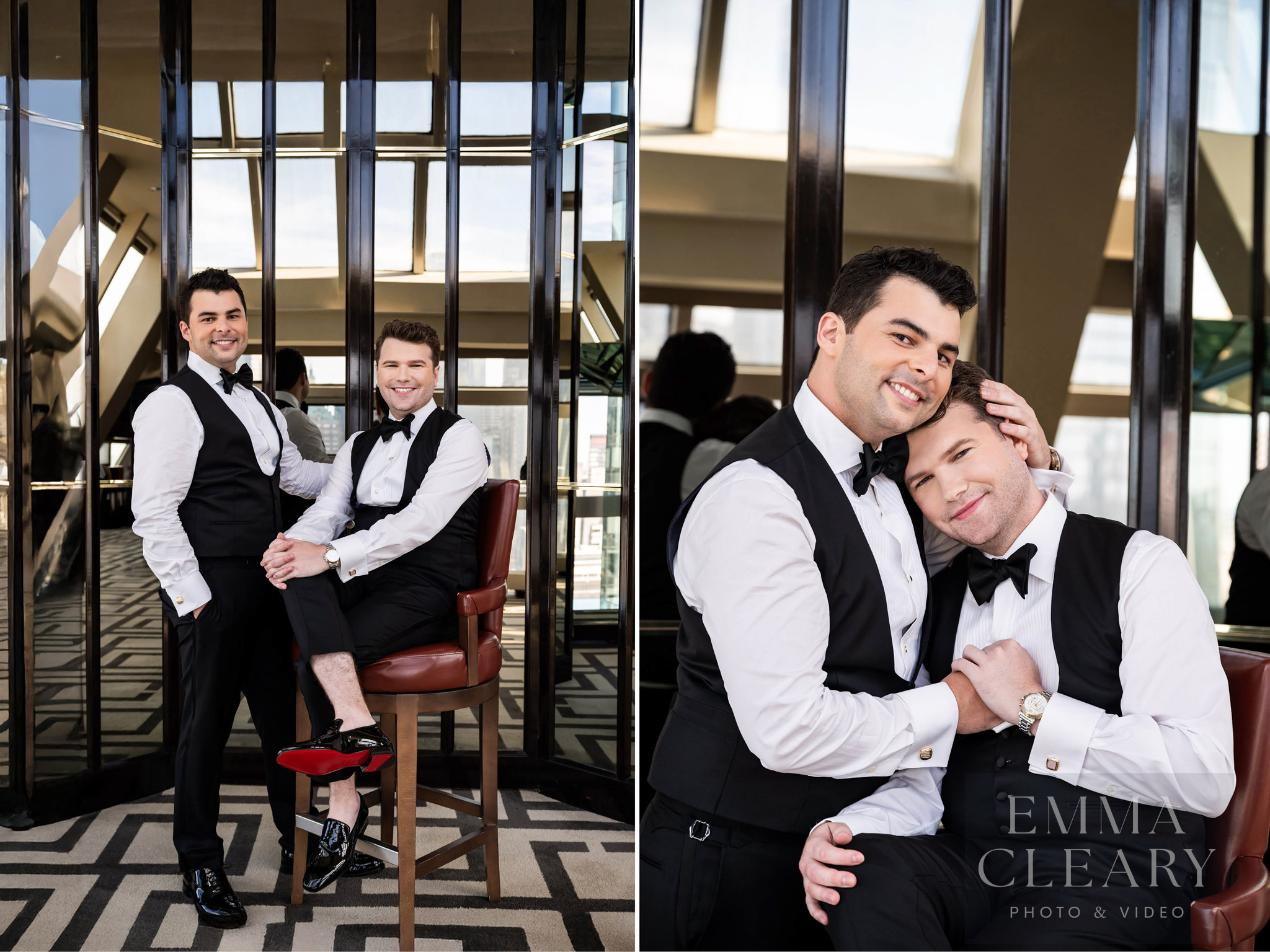 Wedding photo of the couple