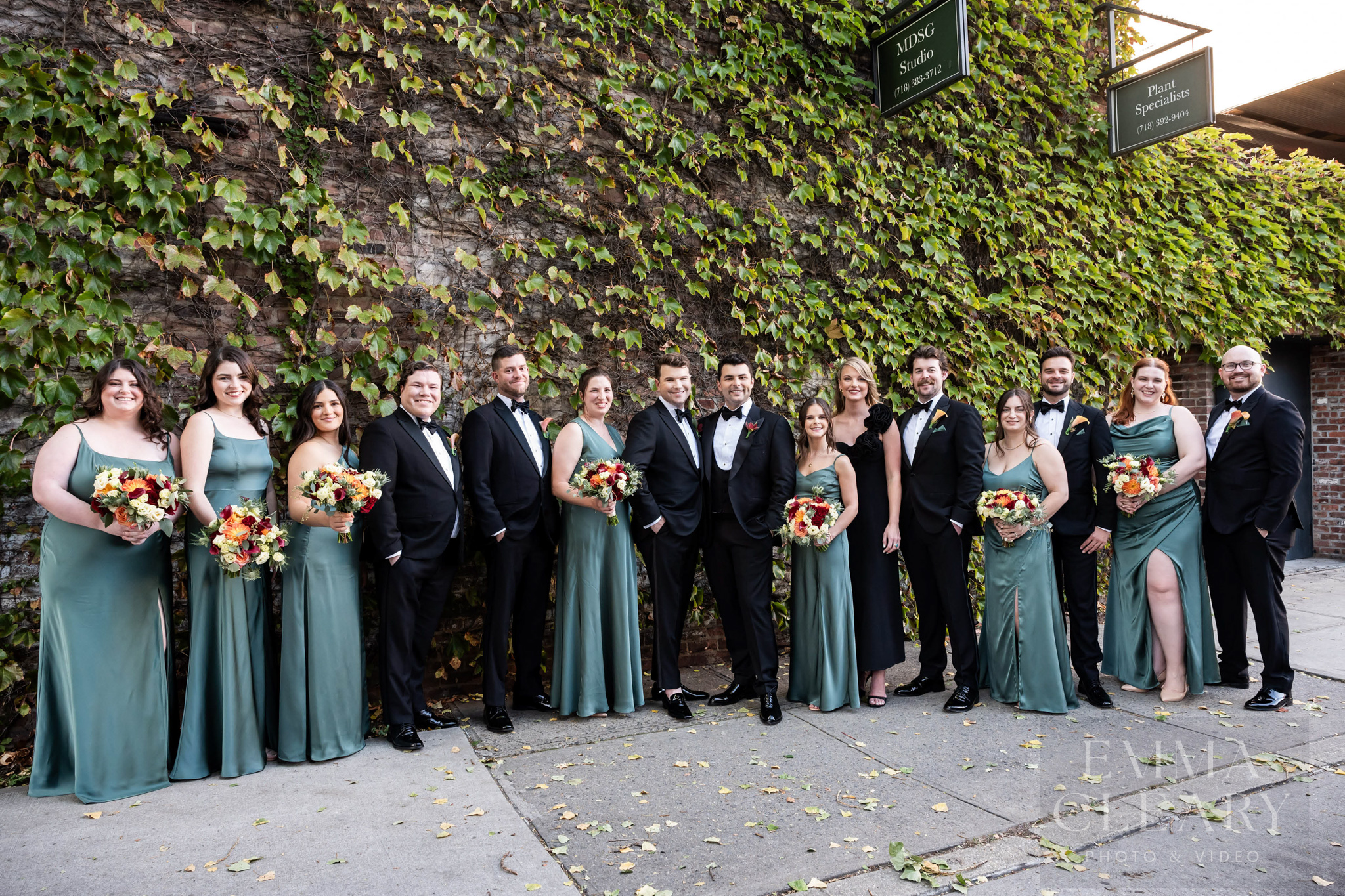 Group wedding portrait