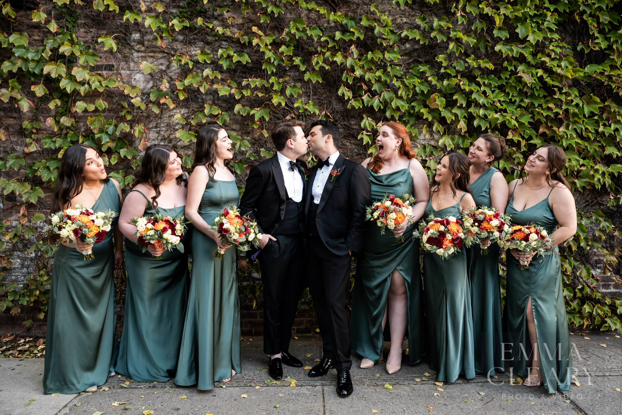 Wedding kiss