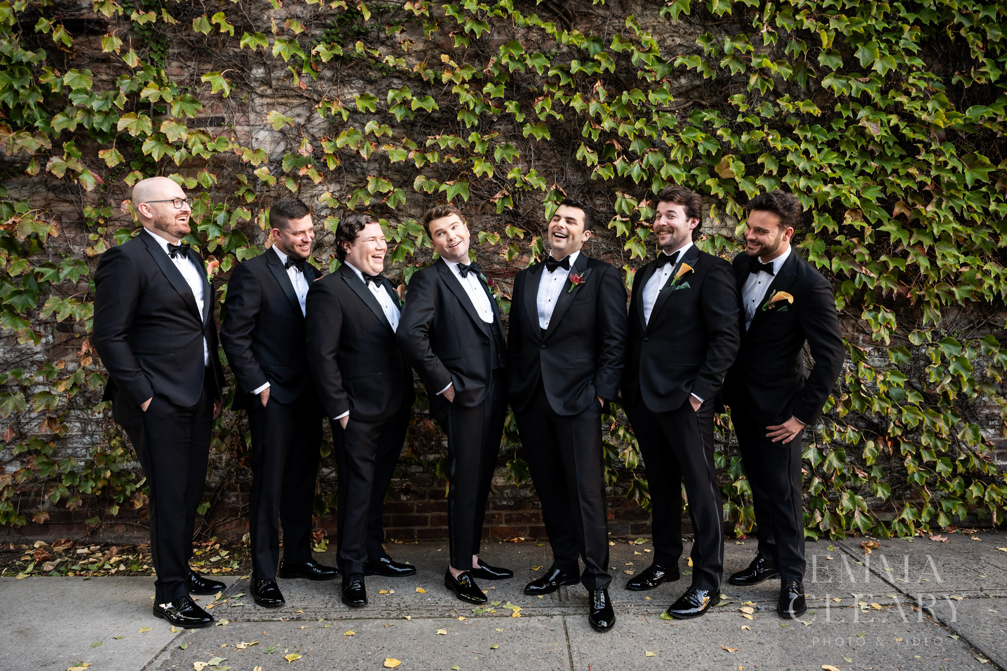 Group wedding portrait