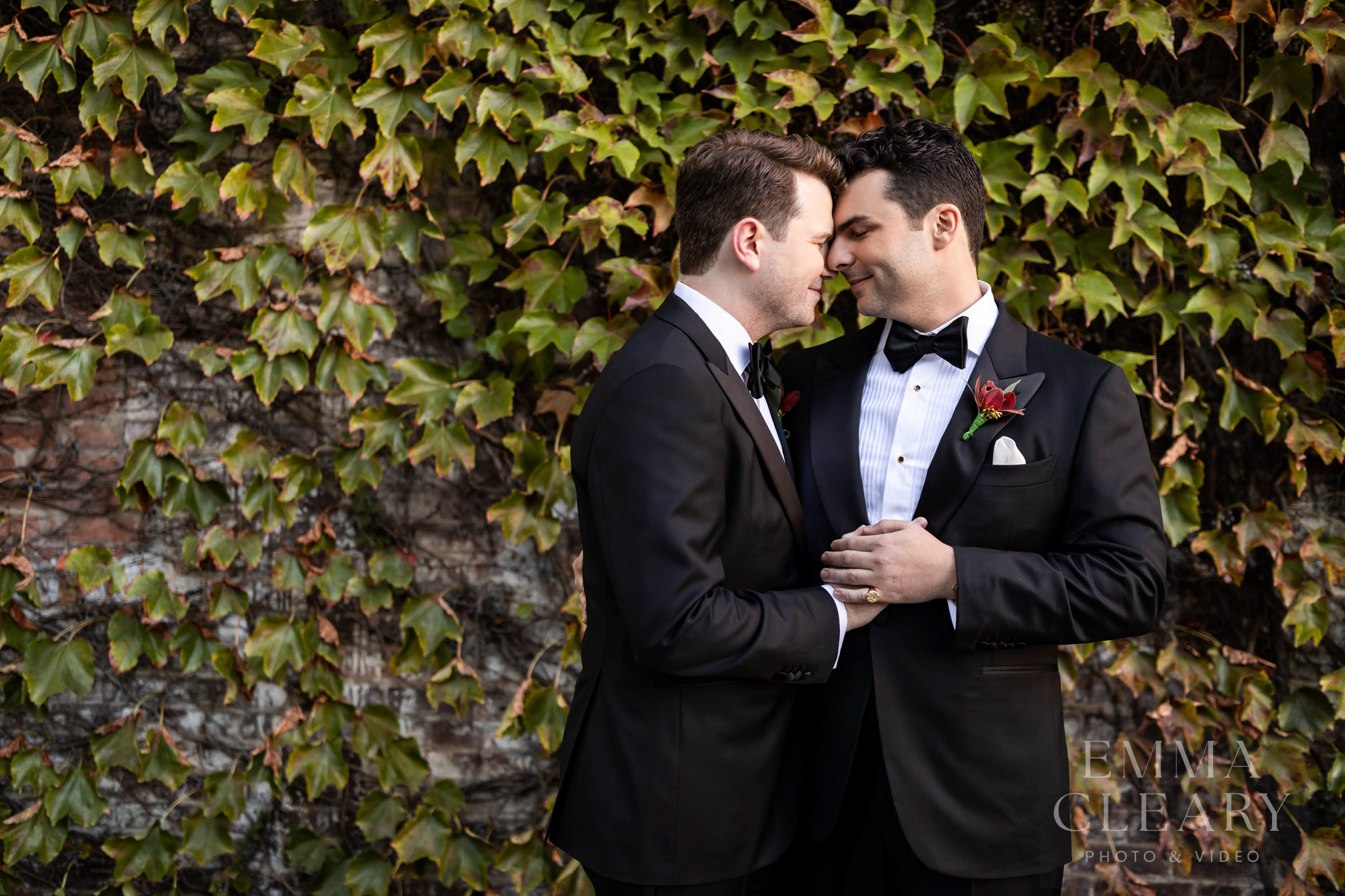 Couple's wedding photo