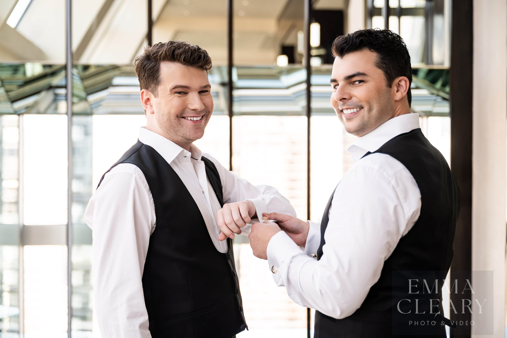 Wedding portrait of a couple