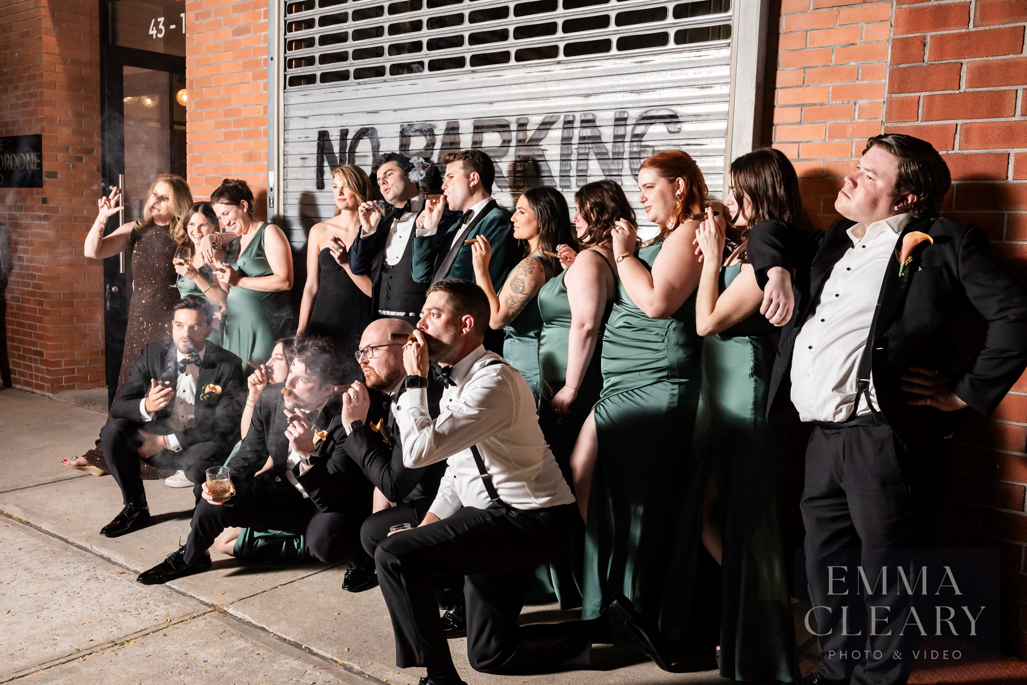 Group wedding portrait