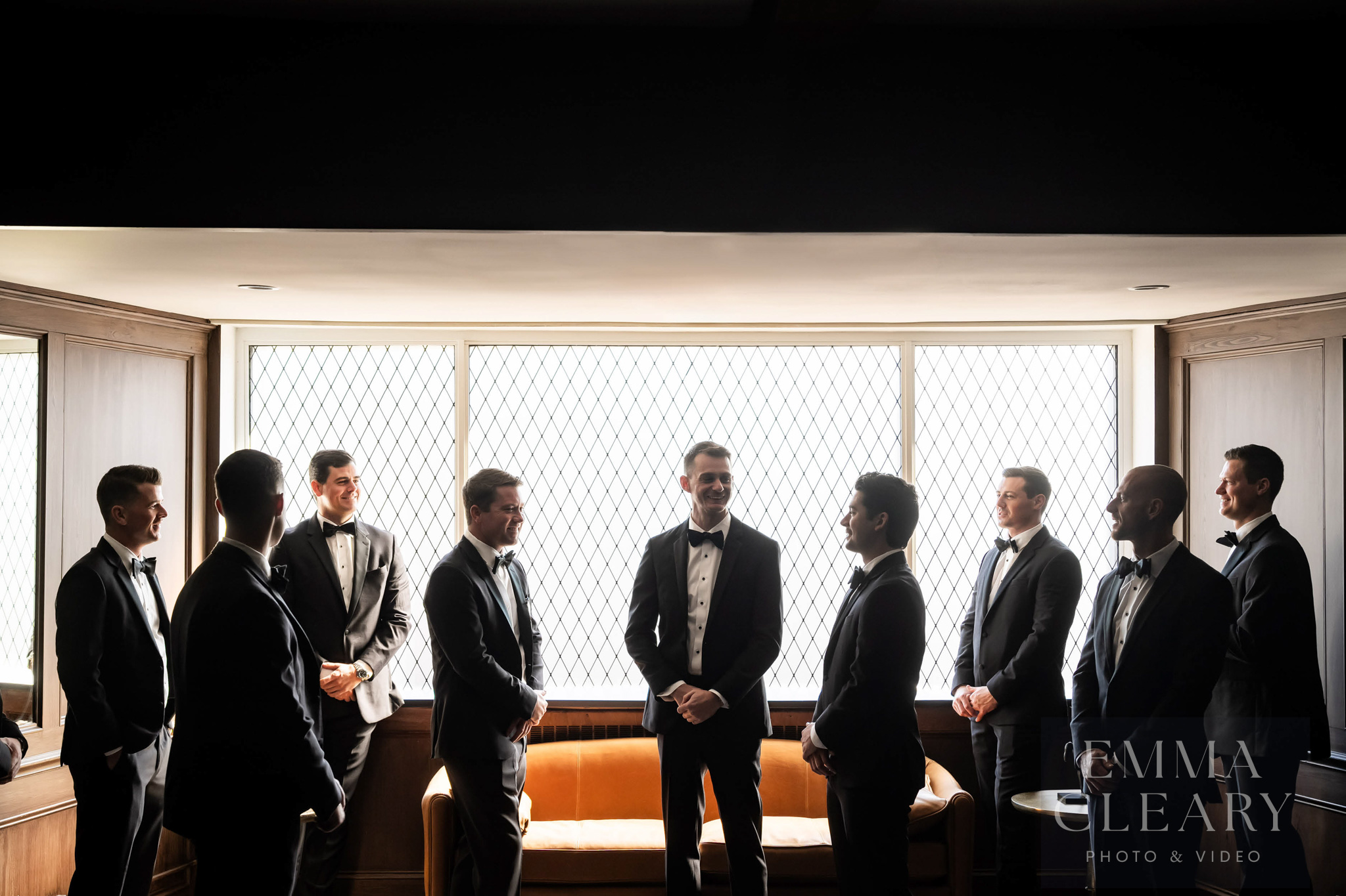 Groom and groomsmen