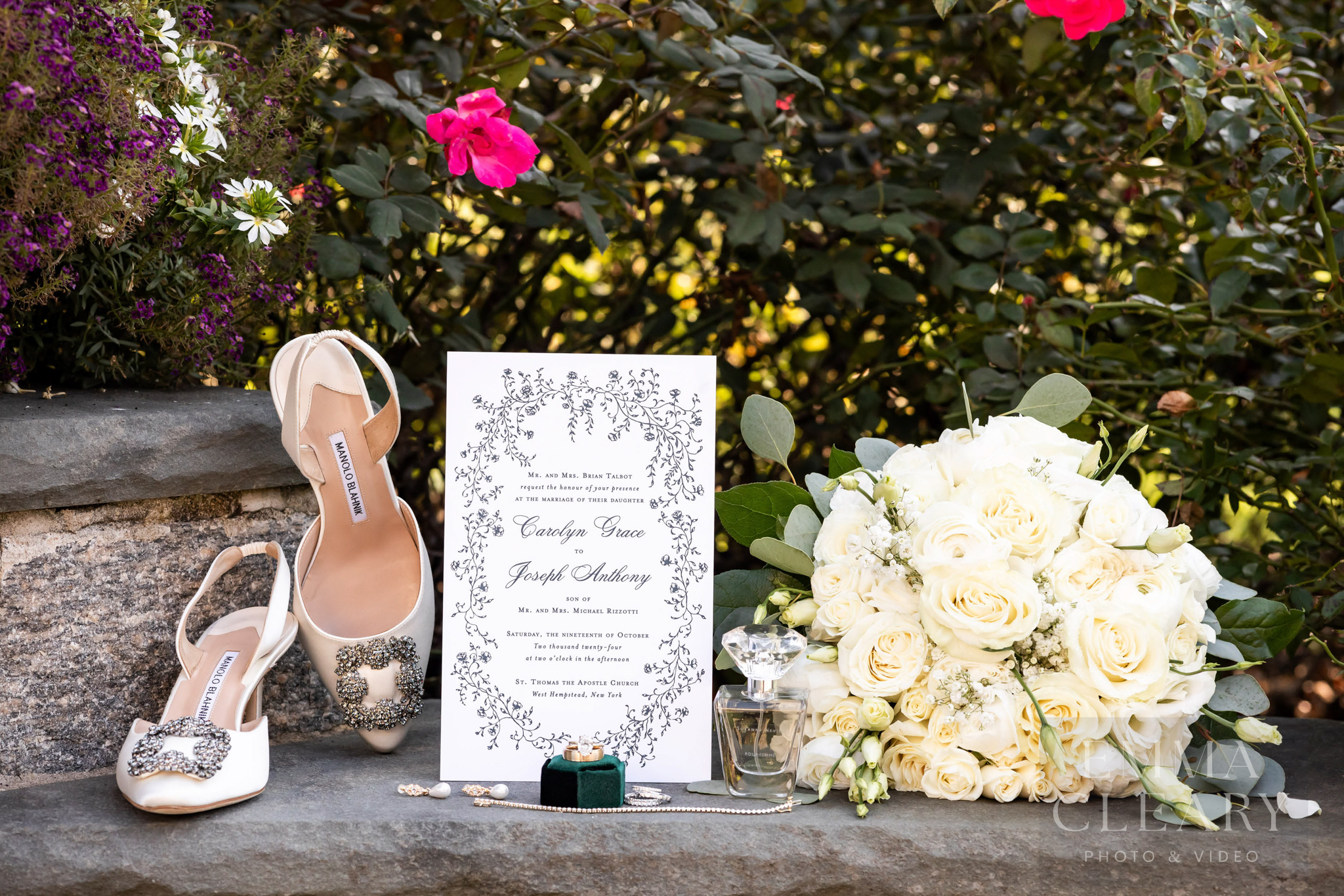 Wedding details photo