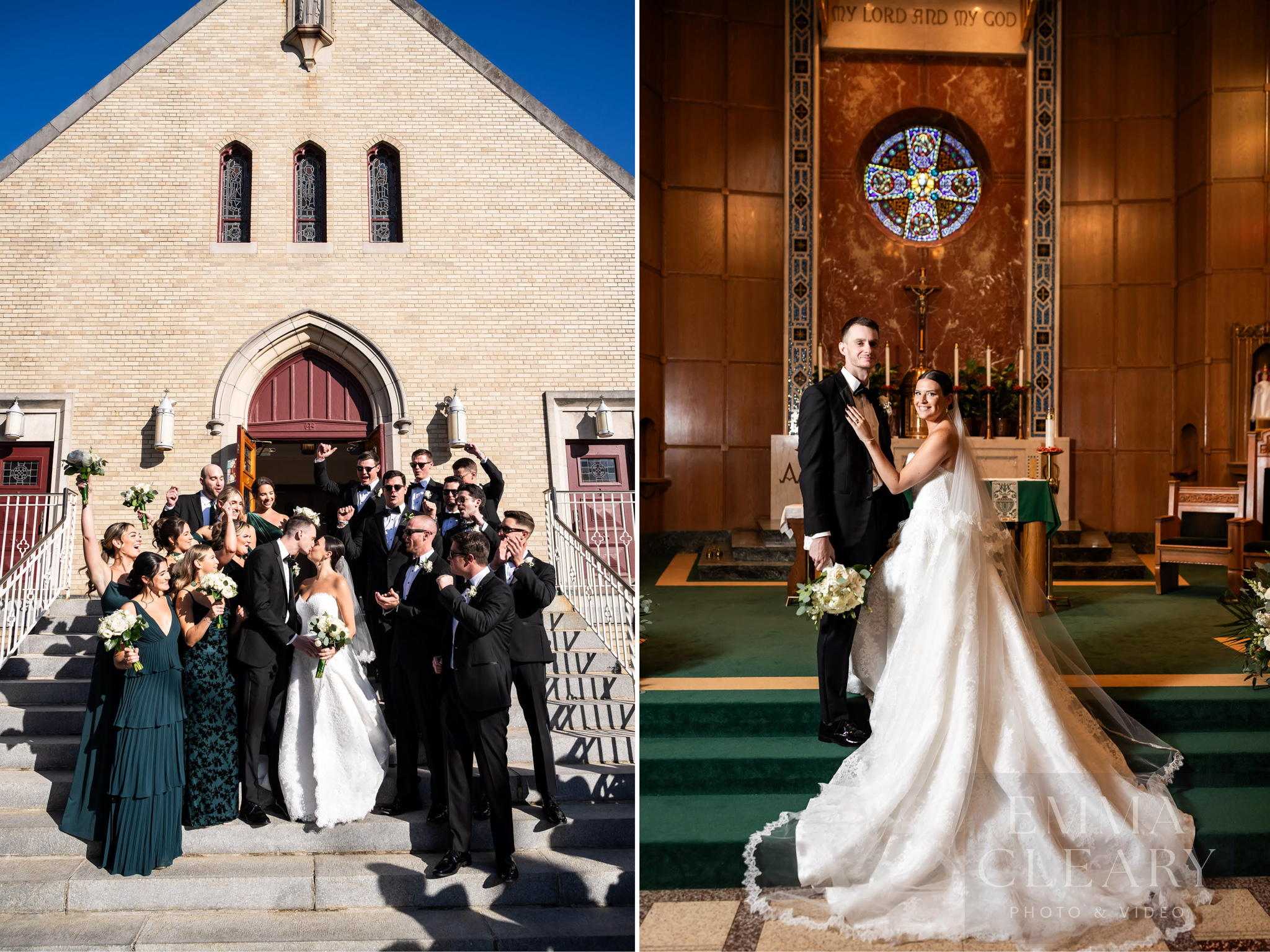 Group wedding portrait