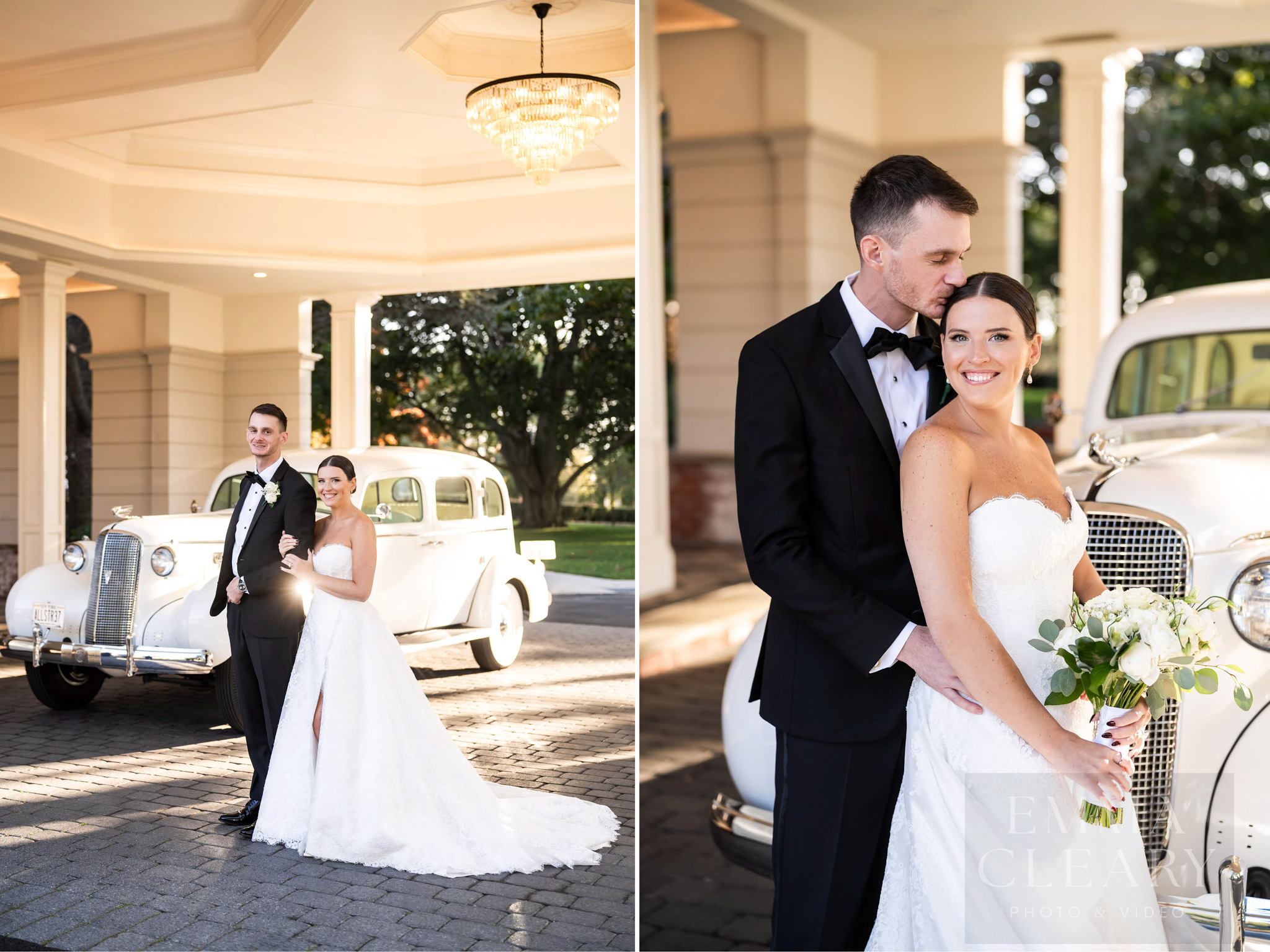Wedding portrait of a couple