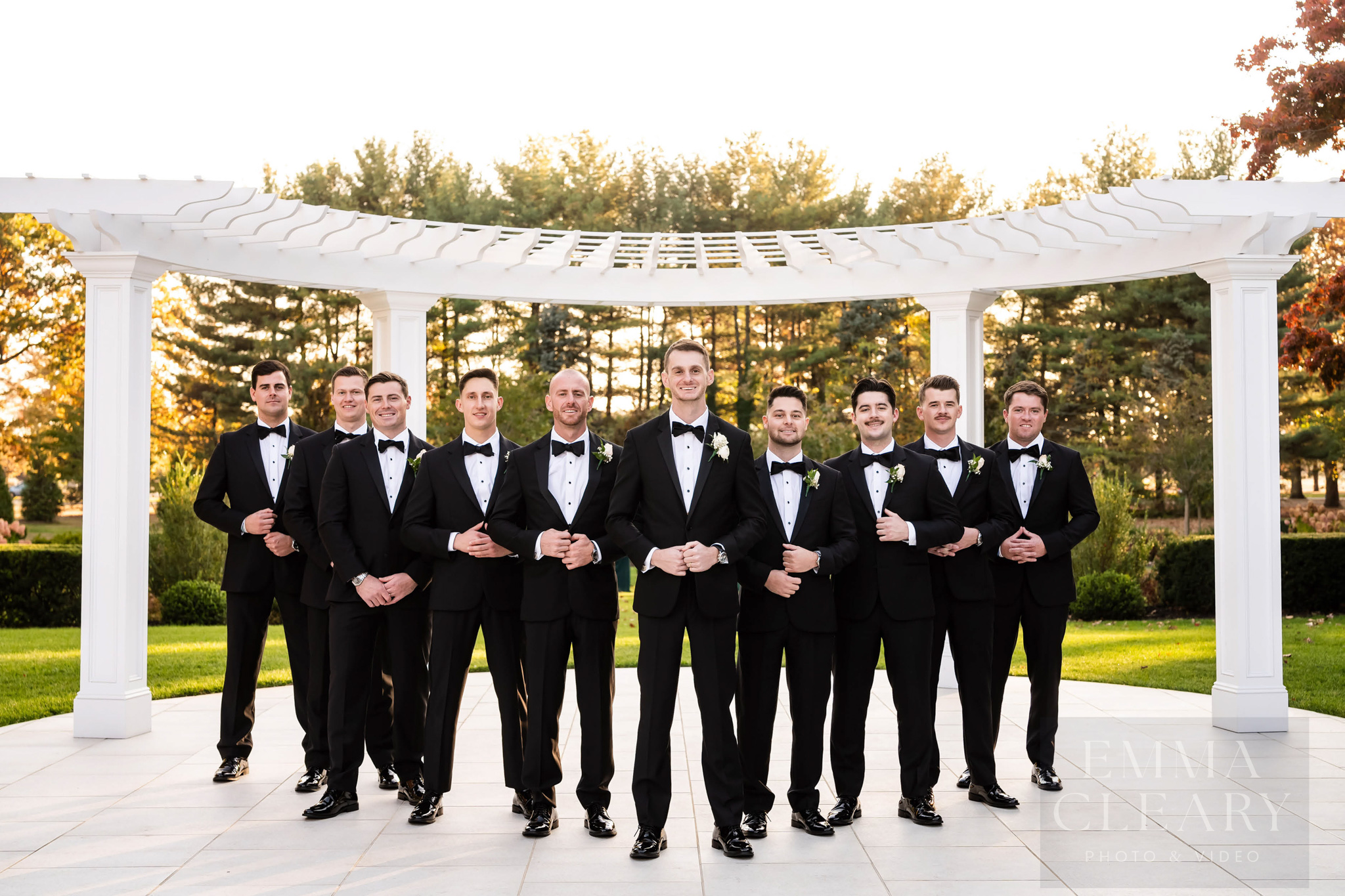 Groom and groomsmen