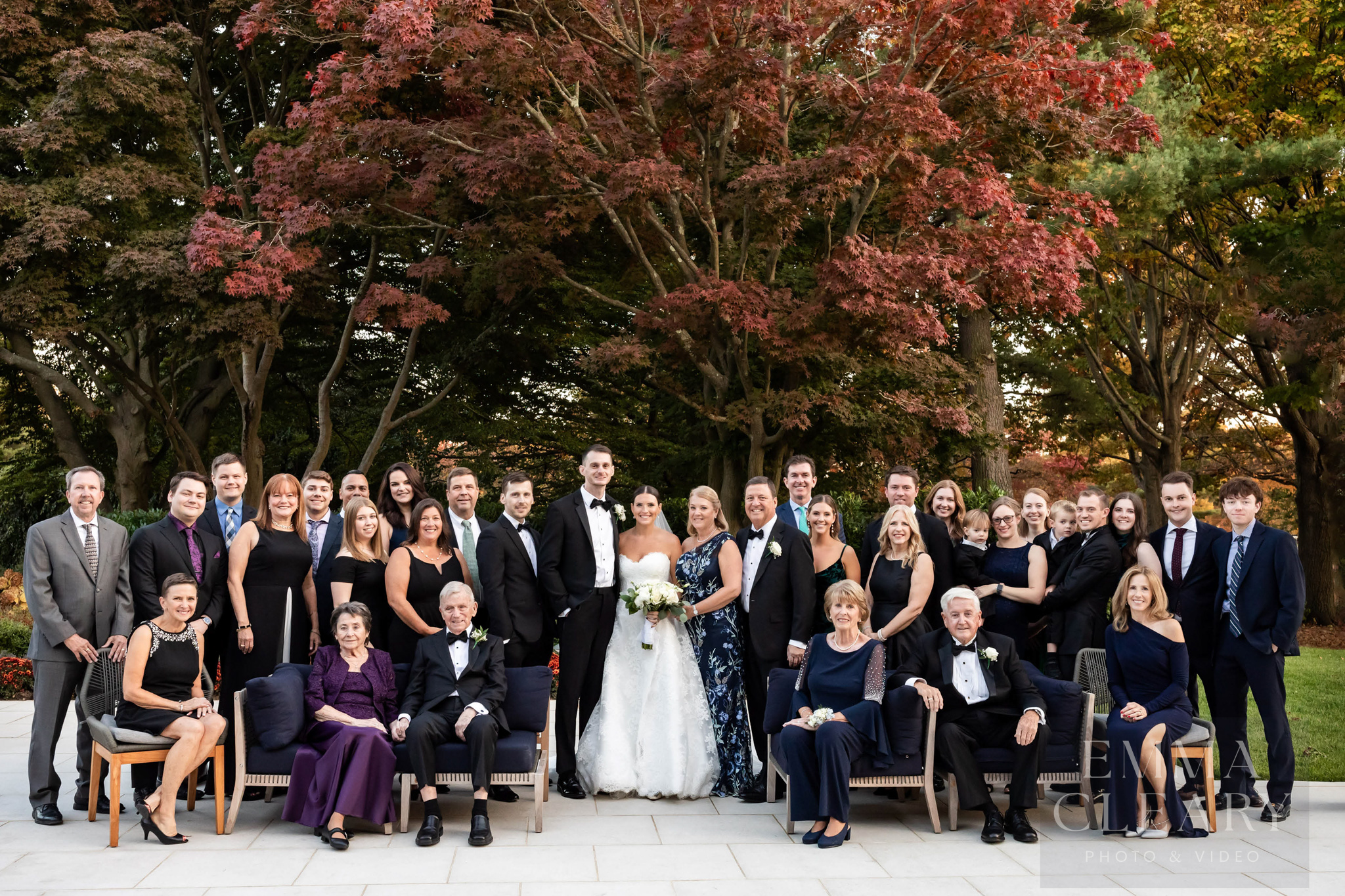 Group wedding portrait