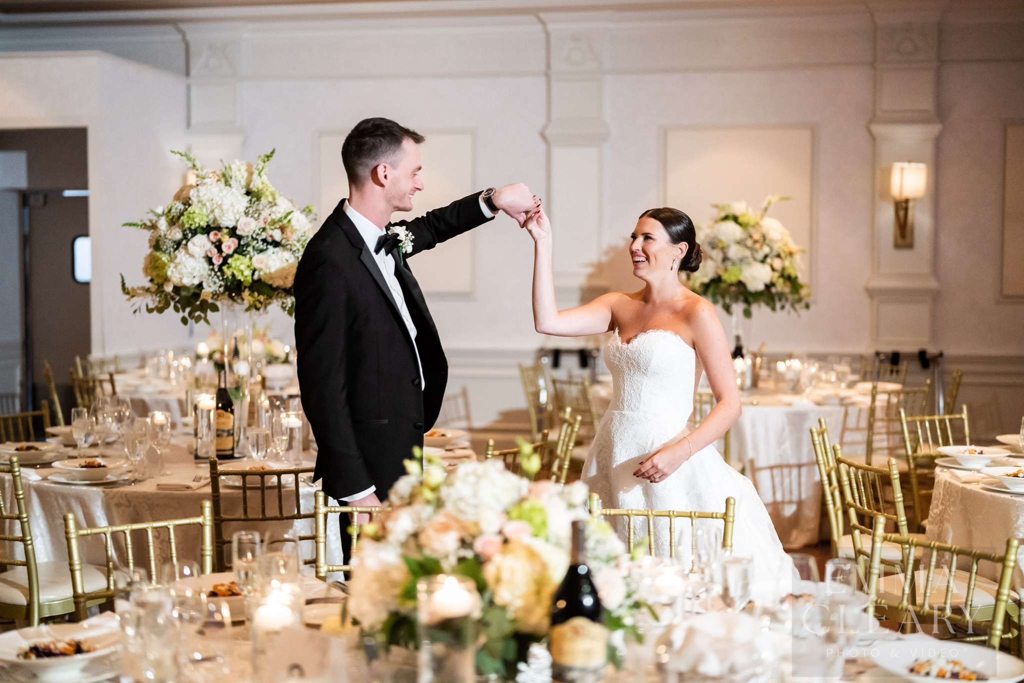 The Lannin Wedding couple