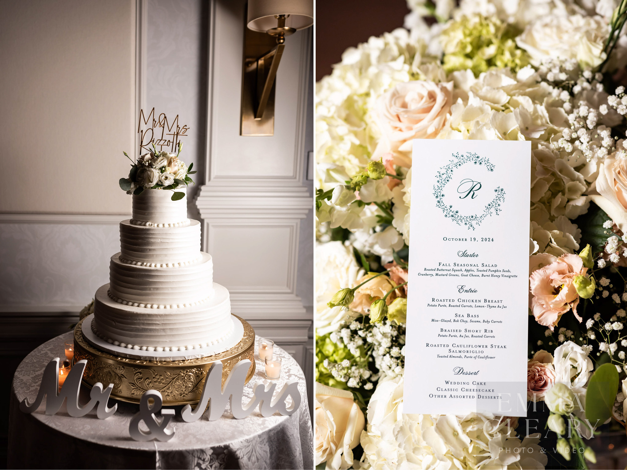 The Lannin Wedding cake