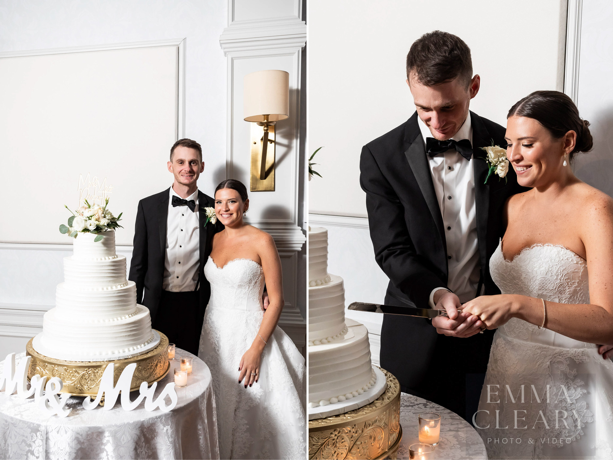 The Lannin Cutting a wedding cake