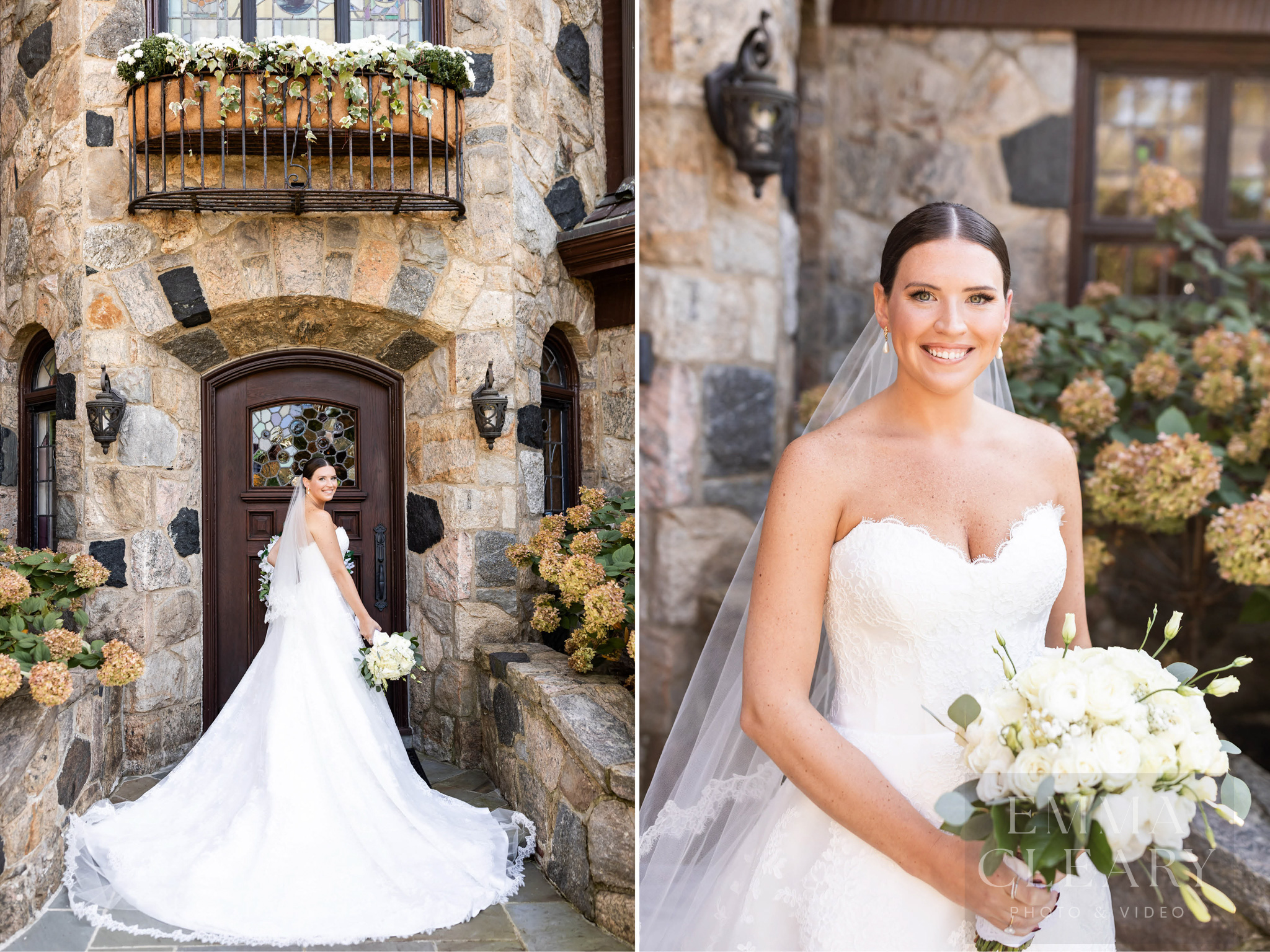 Portrait of the bride outdoors