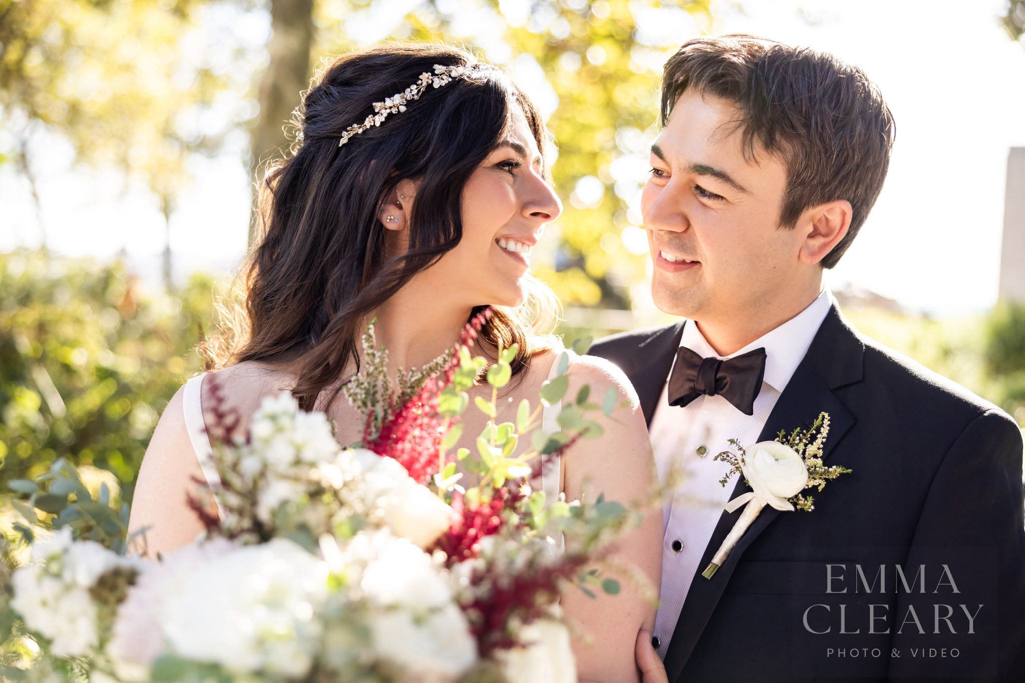 The bride and the groom photo