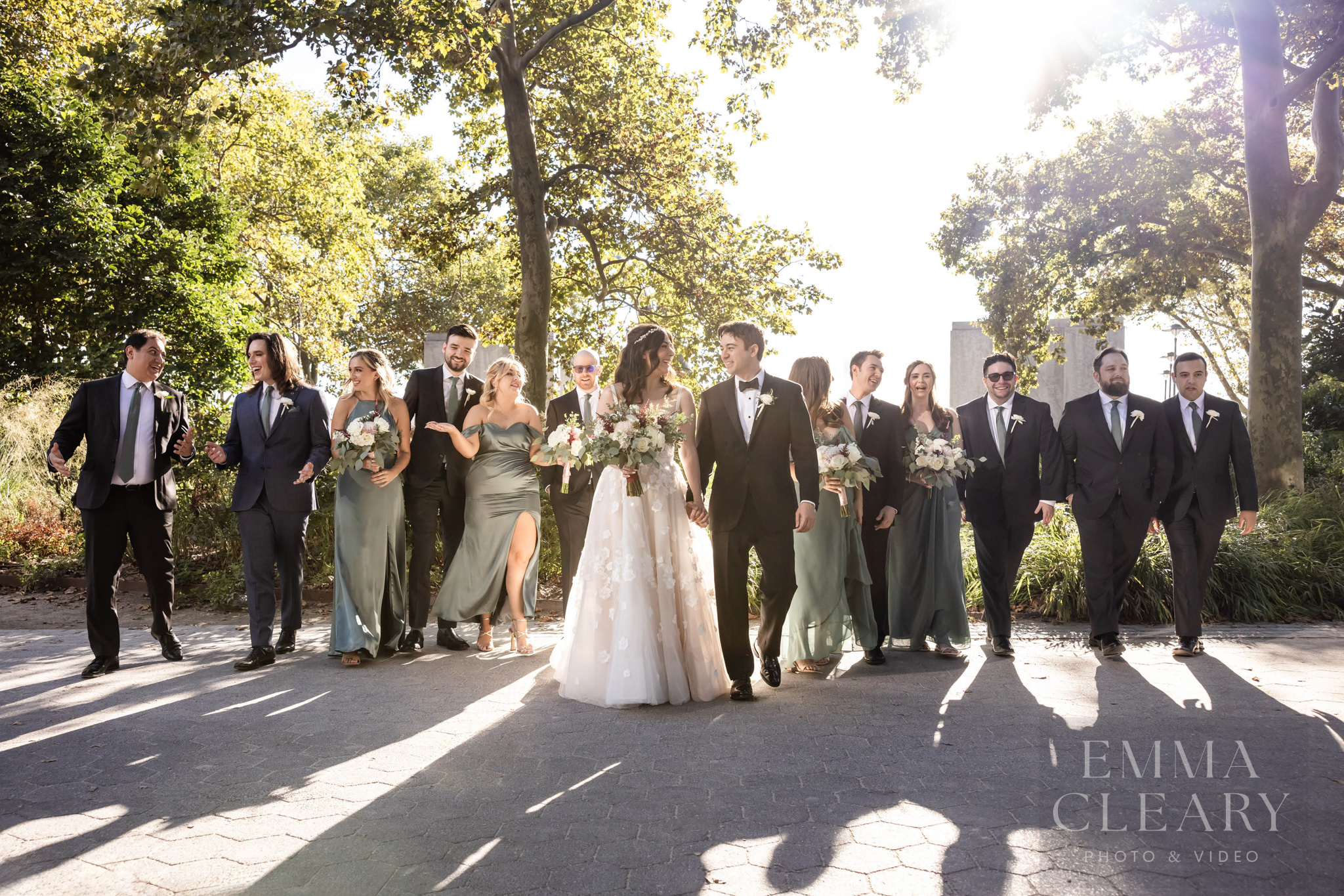 Group wedding portrait